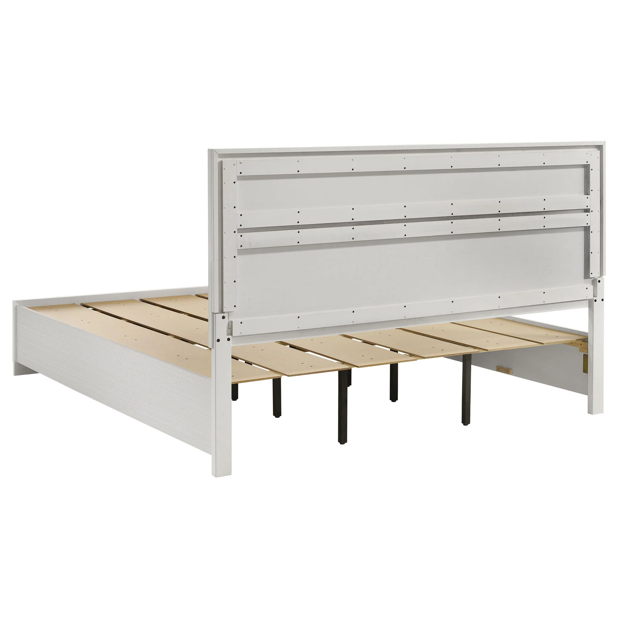 Miranda 4-piece Eastern King Bedroom Set White - Image 2
