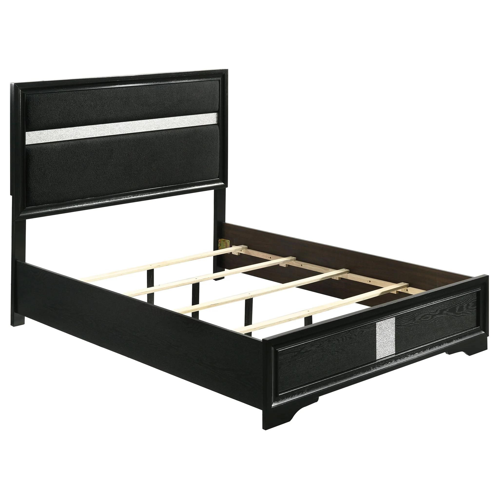 Miranda 4-piece Full Bedroom Set Black - Image 3