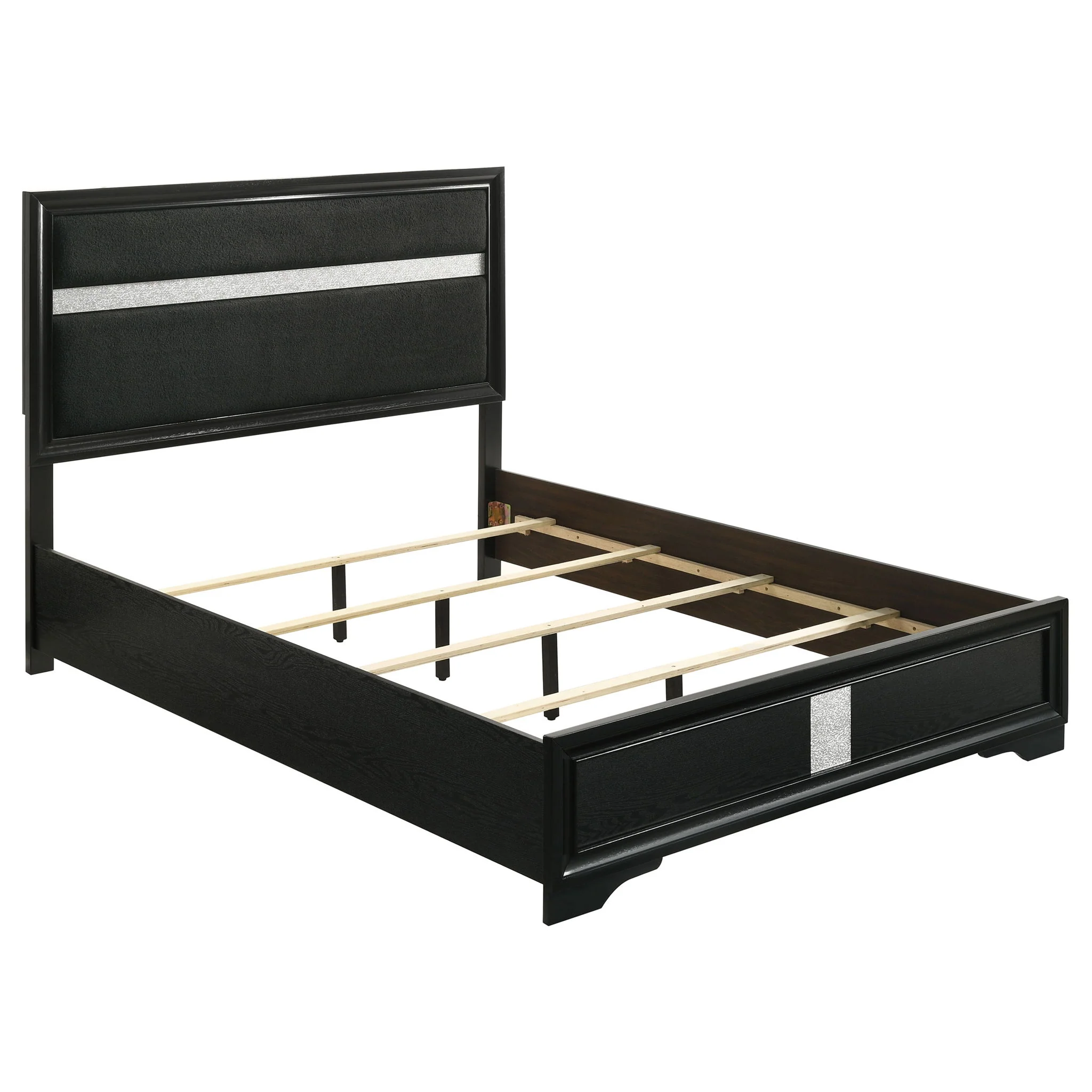 Miranda 4-piece Queen Bedroom Set Black - Image 3