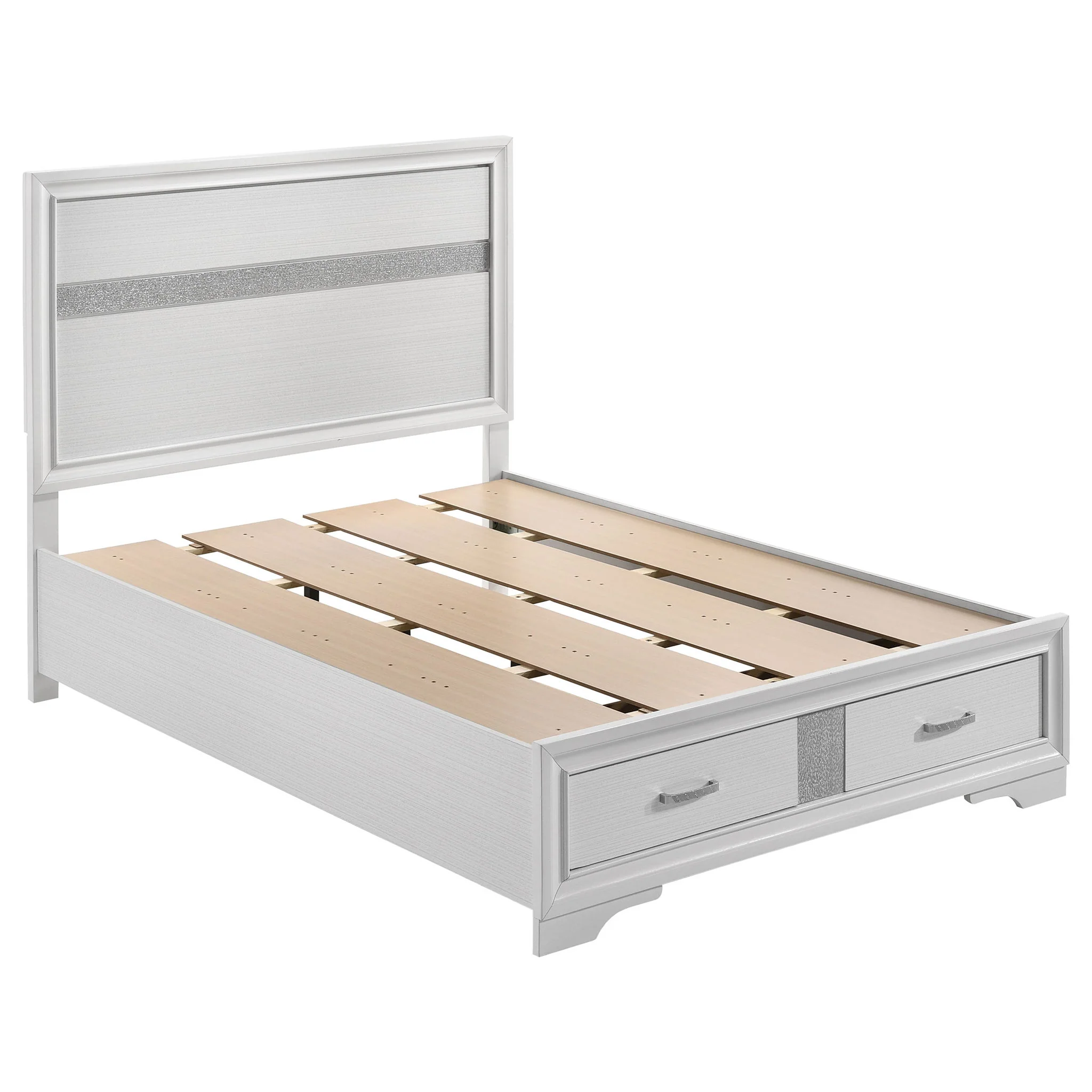 Miranda 5-piece Full Bedroom Set White - Image 2