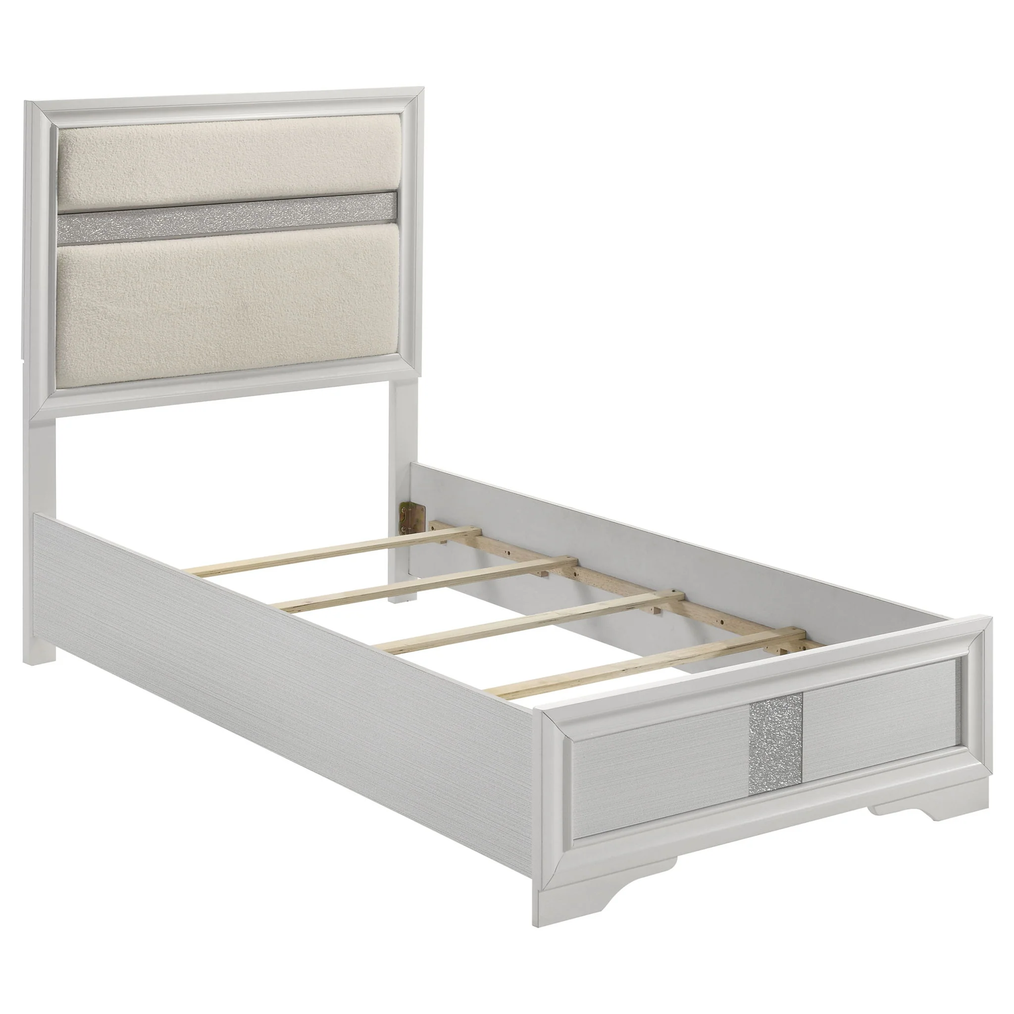 Miranda 5-piece Twin Bedroom Set White - Image 3