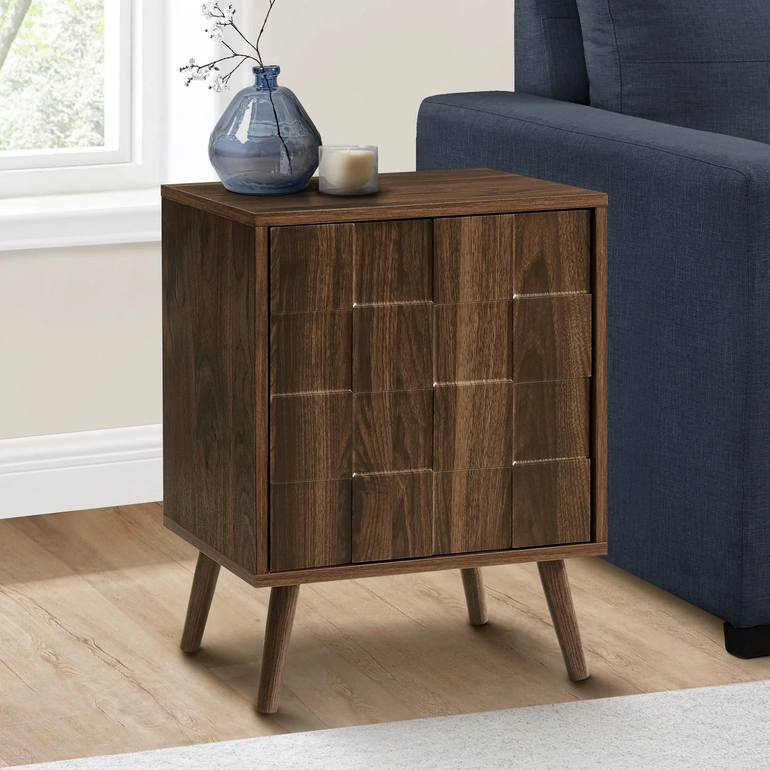 Modern Accent Table With Storage - Image 3