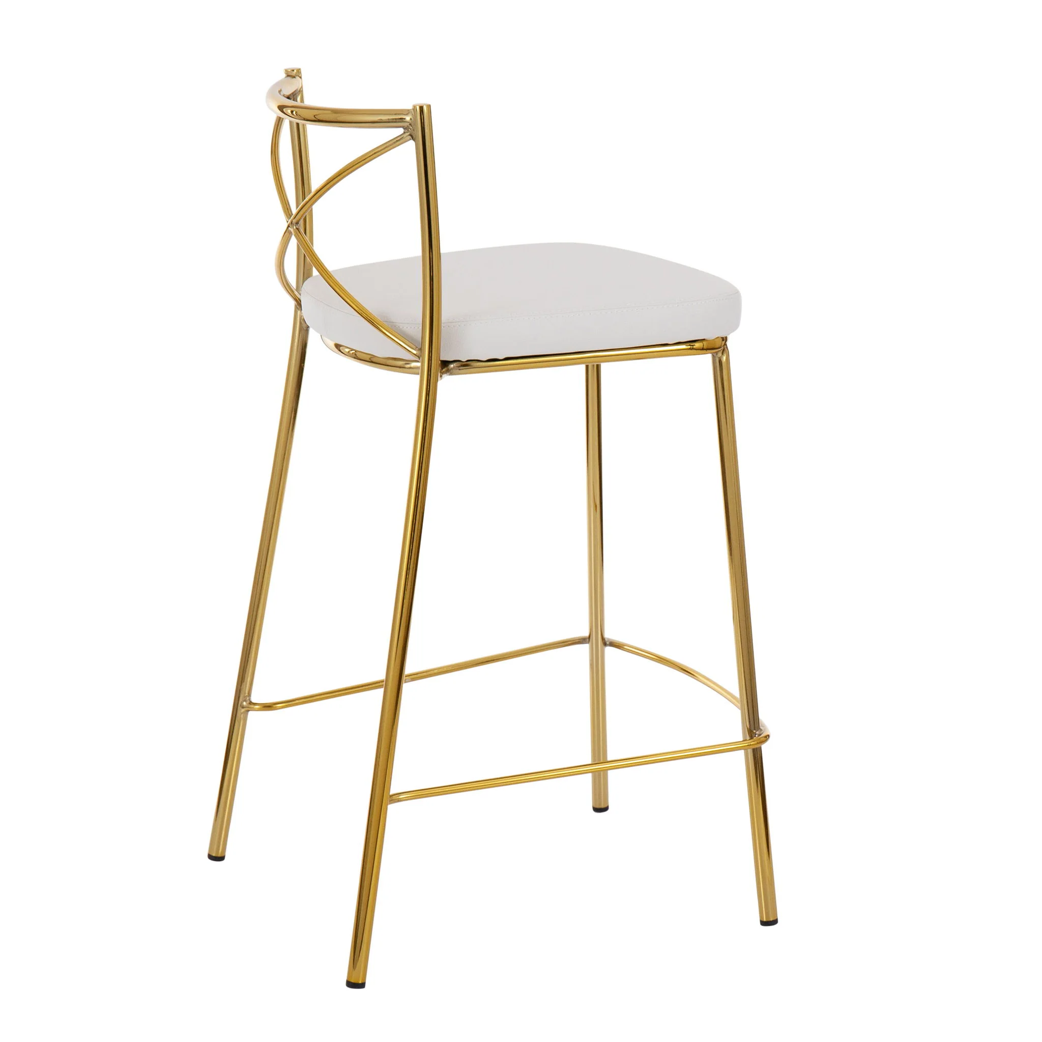 Modern Charlotte - Contemporary Fixed Height Counter Stool (Set of 2) - Image 7