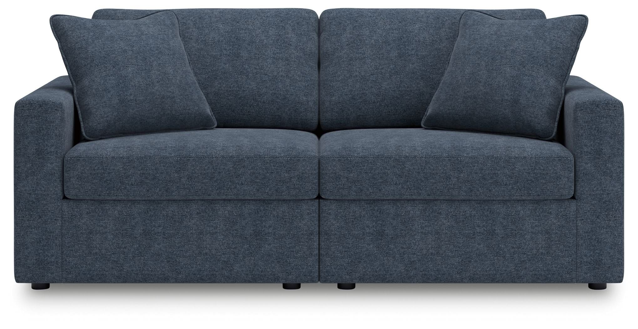 Modmax - 2-Piece Sectional Loveseat - Fabric - Ink - Image 2