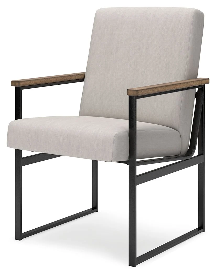 Montia - Home Office Desk Chair - Light Brown - Image 4
