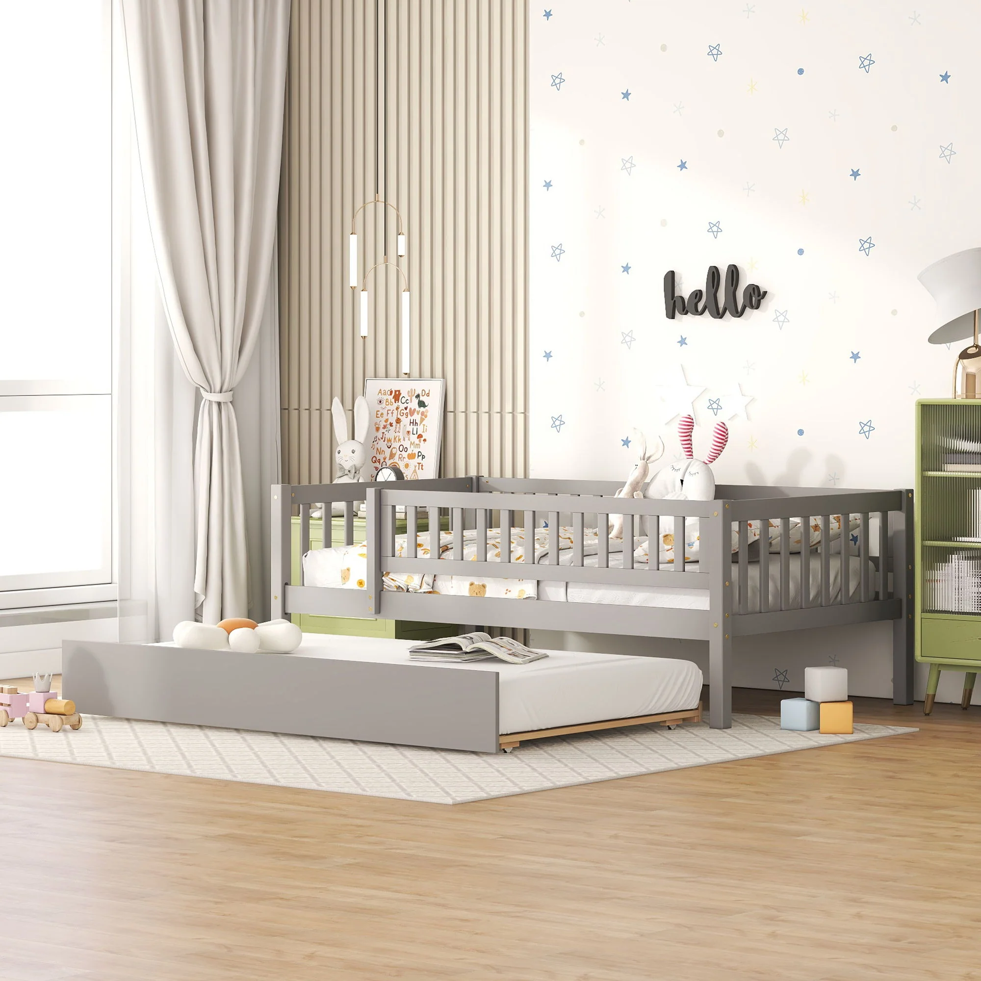 Multifunctional Wooden Daybed Bed