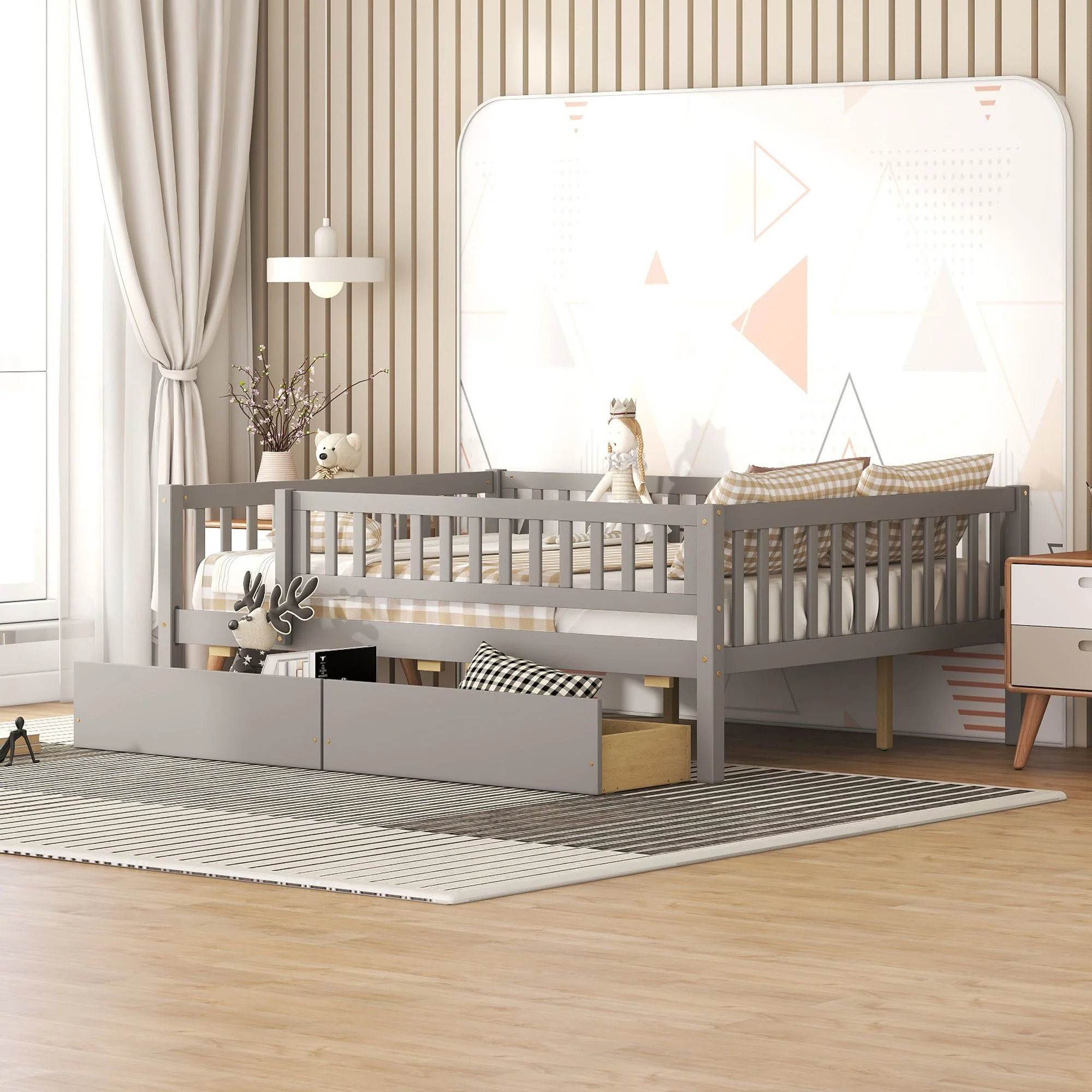 Multifunctional Wooden Daybed Bed - Image 4