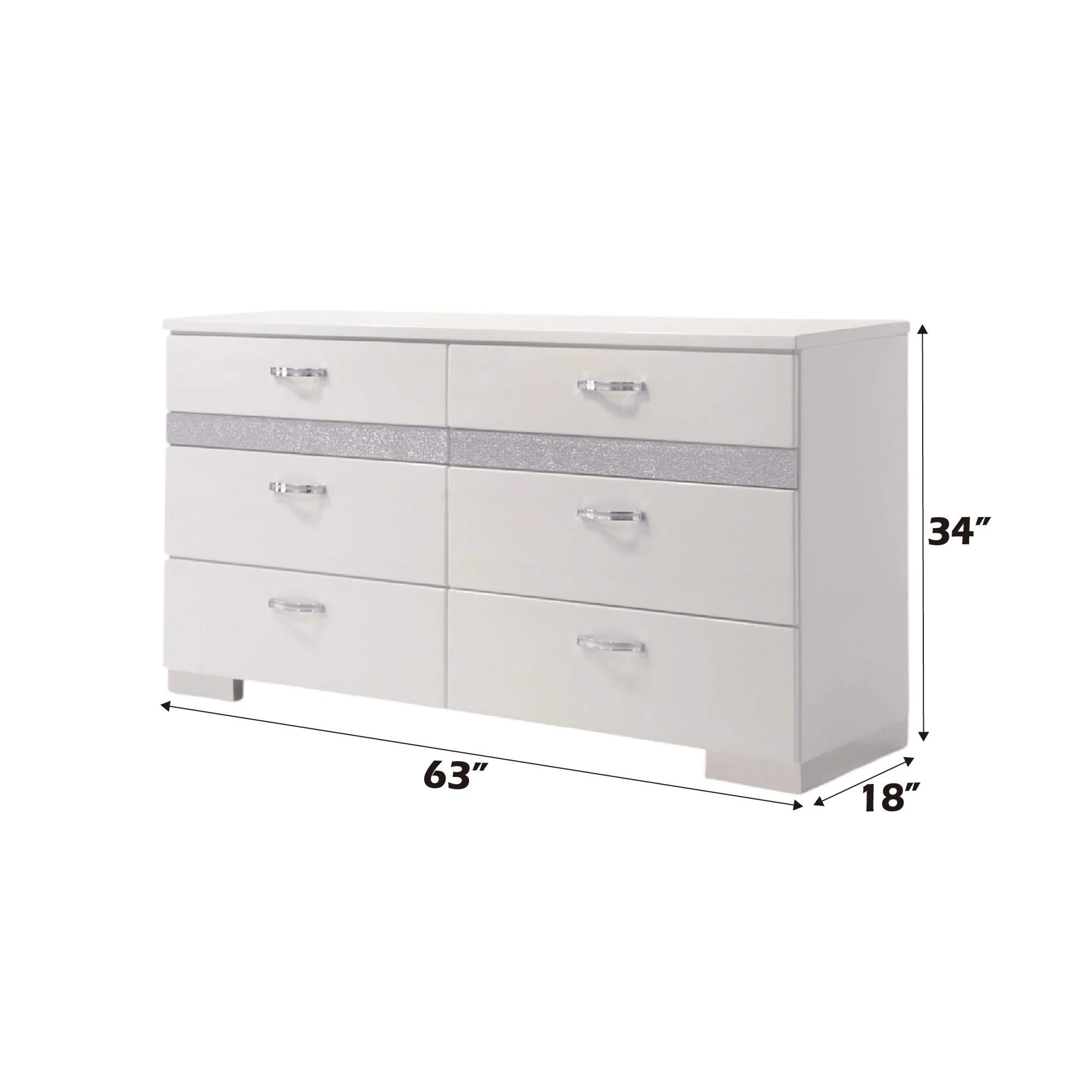 Naima II - Dresser - White - Image 2