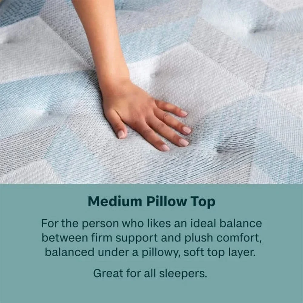 Serene Day Pillowtop Mattress and Adjustable Base Sleep Package with Protector & Pillows - Image 7