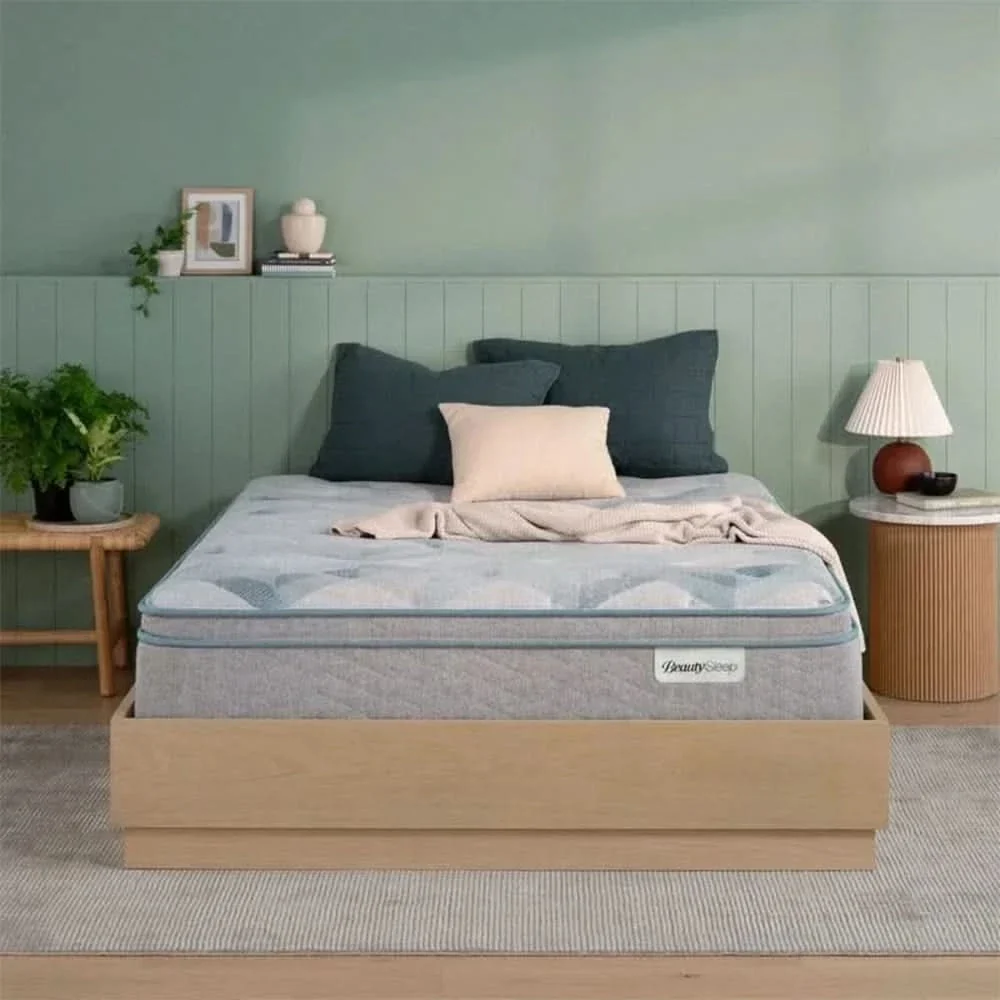 Serene Day Pillowtop Mattress and Adjustable Base Sleep Package with Protector & Pillows - Image 2