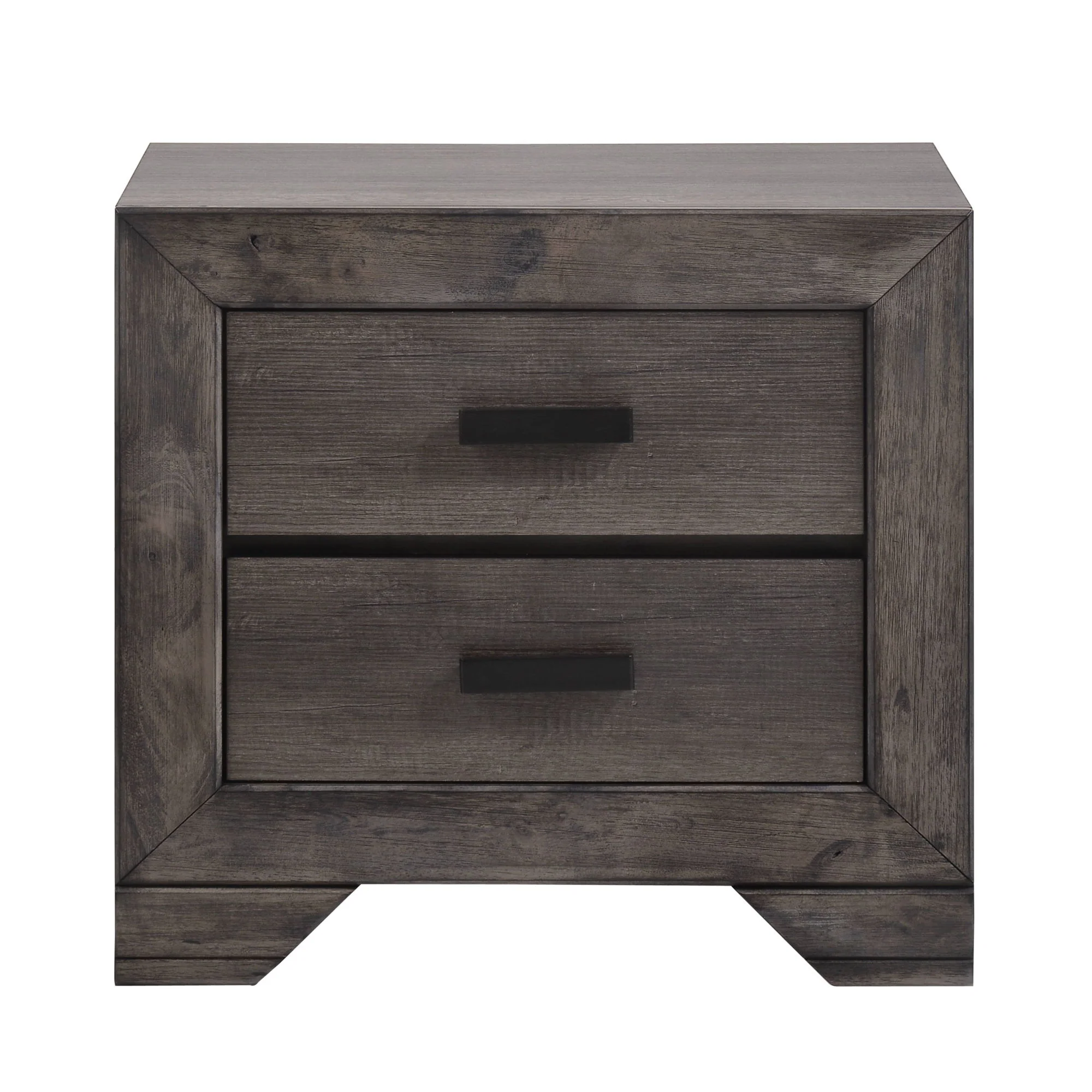 Nathan - Nightstand - Gray Oak Finish - Image 4
