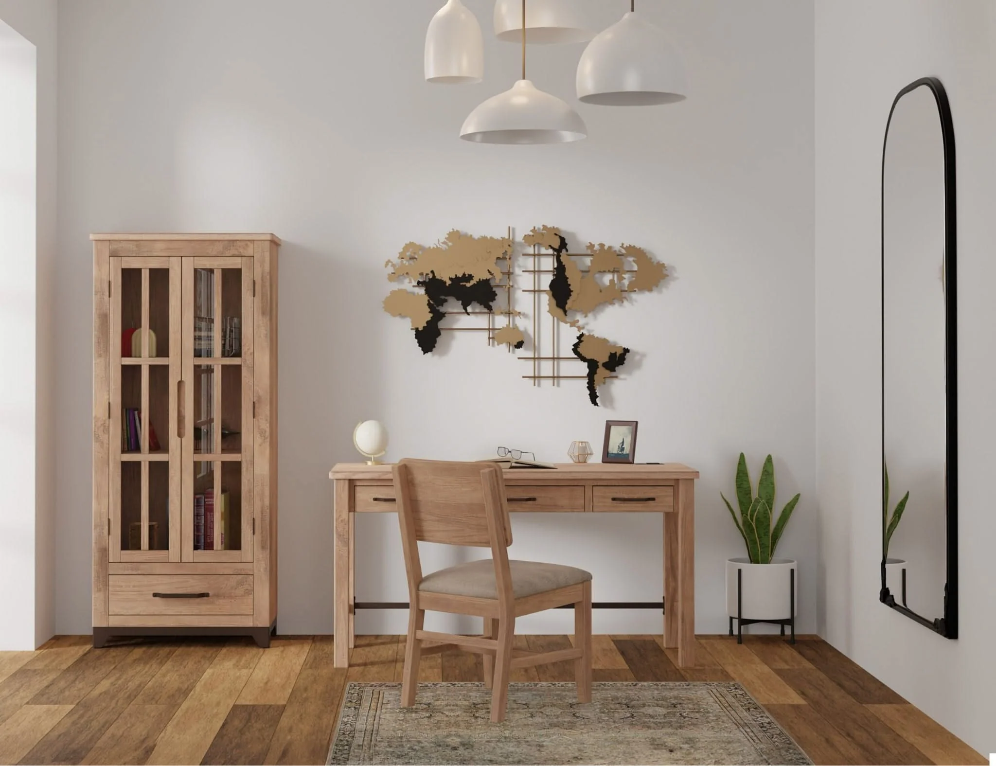Natural Parota - Desk - Brown Cappuccino - Image 3