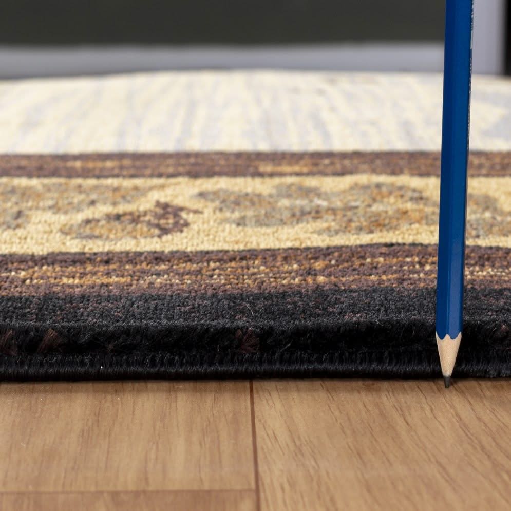 Nature's Nest - 5'3" X 7'3" Lodge Area Rug - Multi / Black - Image 2