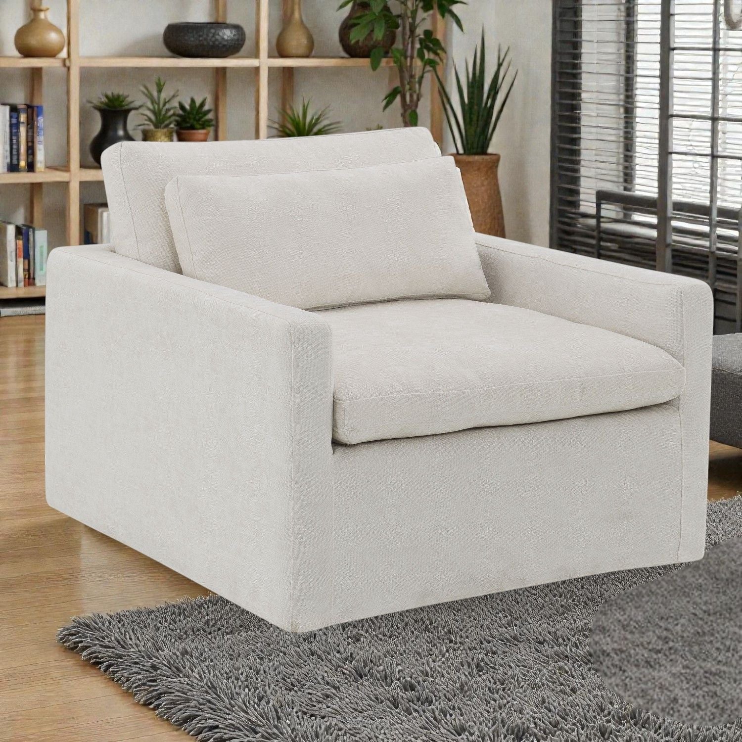 Naveen - Swivel Chair With 1 Toss Pillow - Image 6