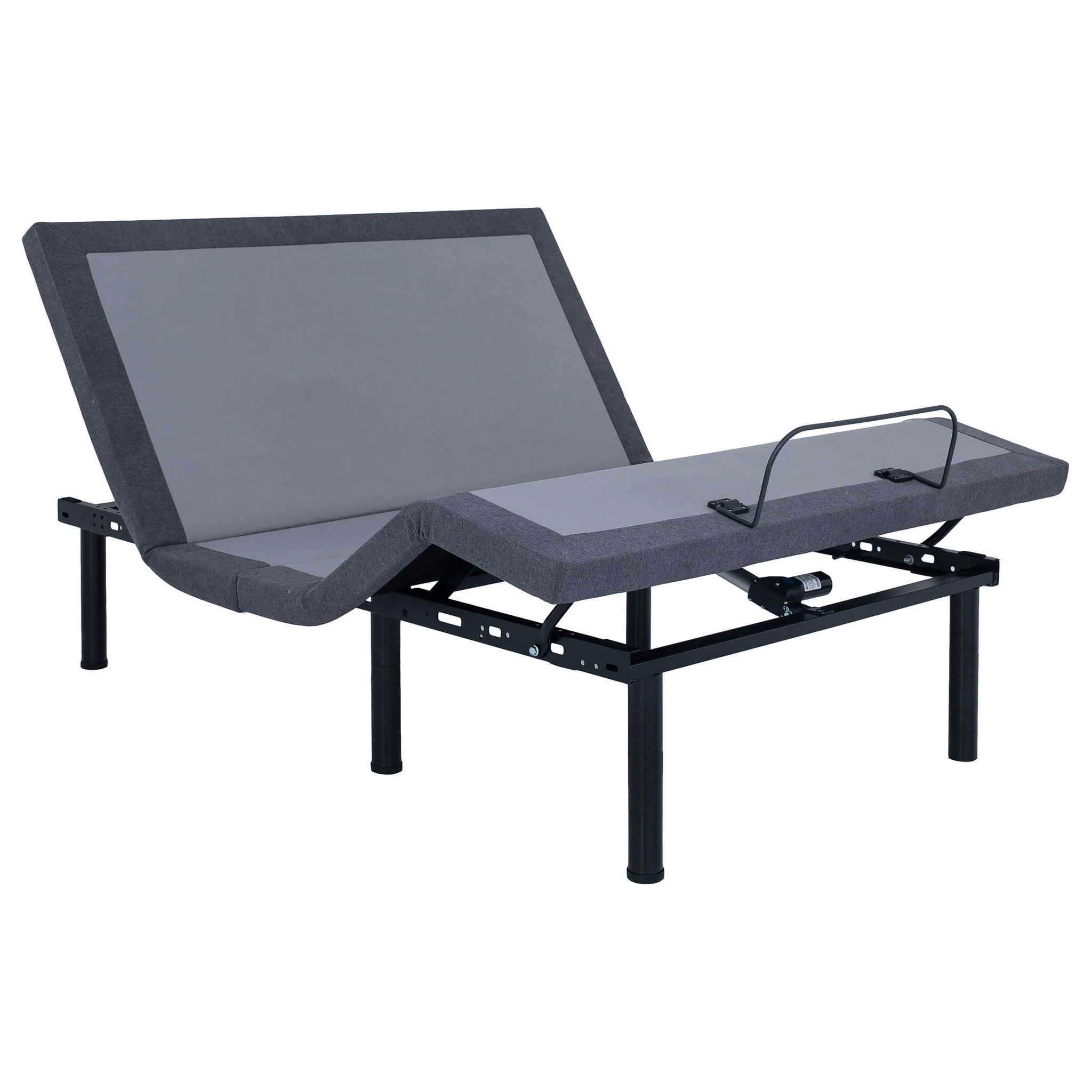 Negan Queen Adjustable Bed Base Grey and Black - Image 4