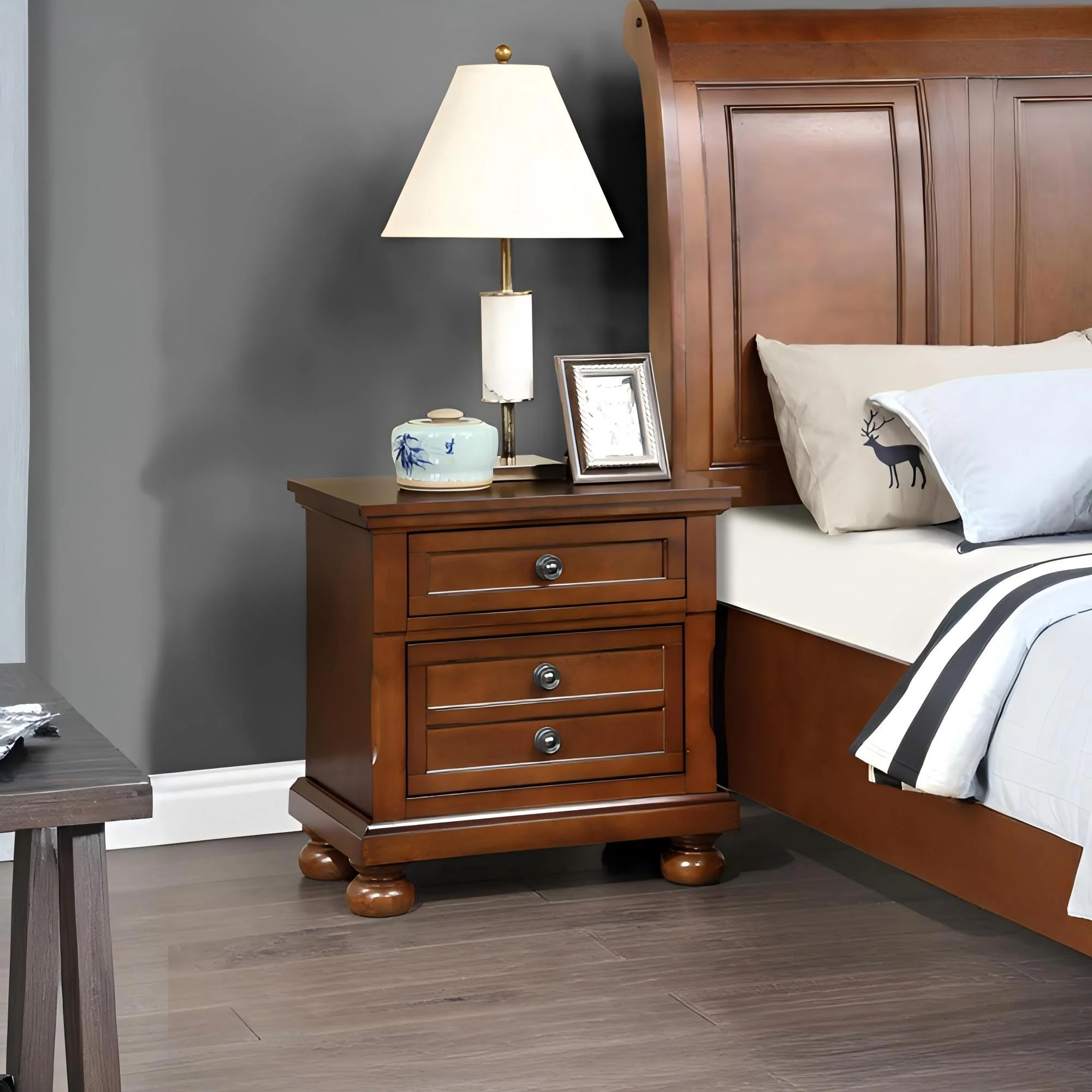 Nightstand - Cherry - Image 2