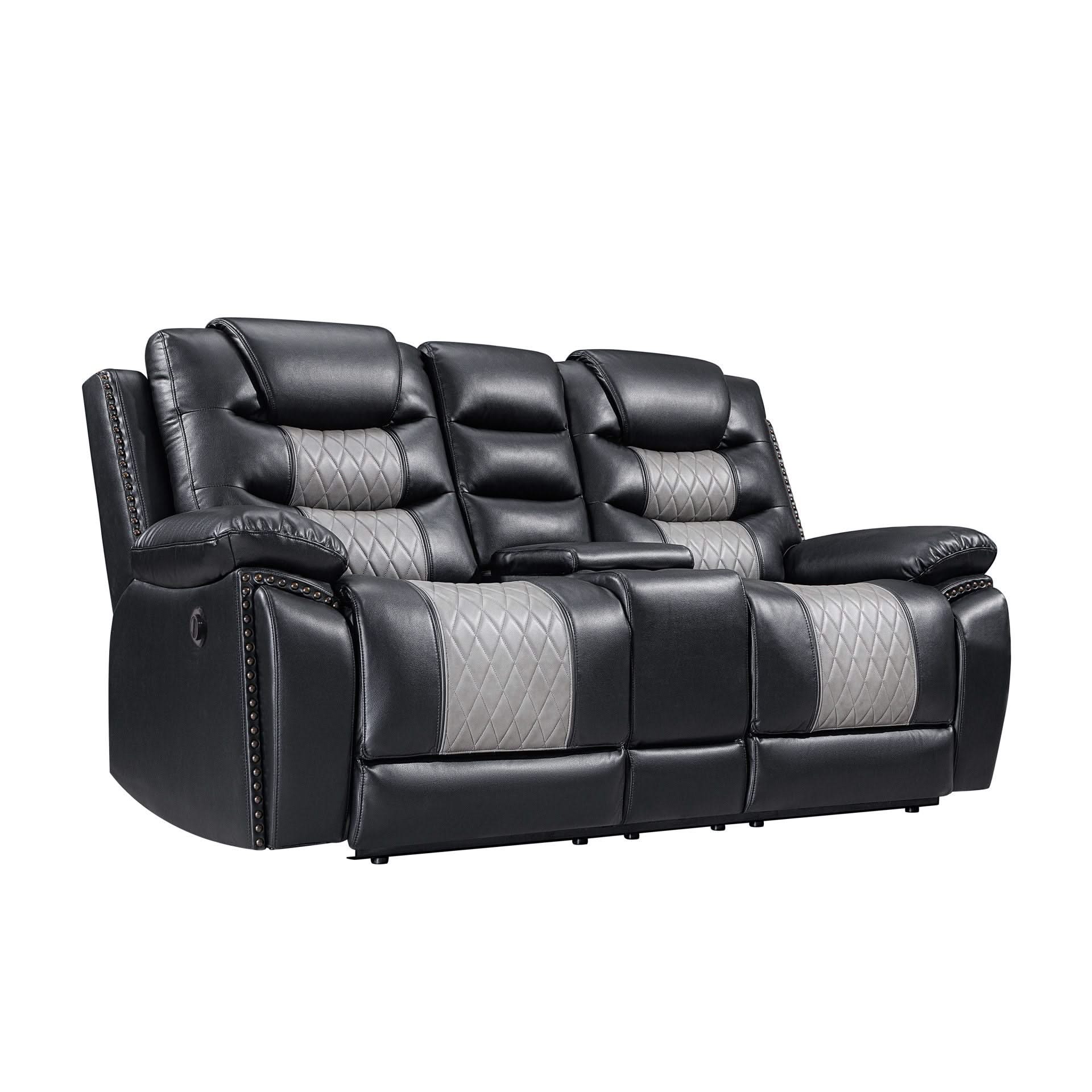 Nikko - Console Loveseat With Dual Recliners - Image 3