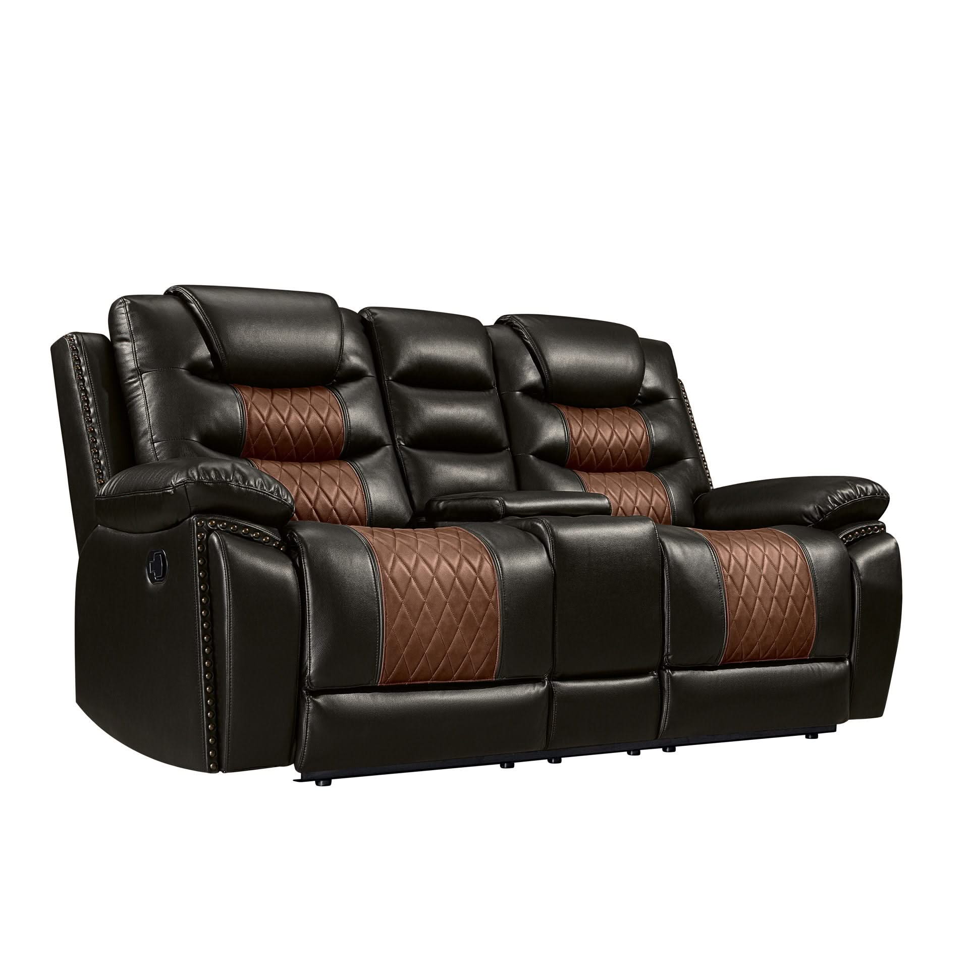 Nikko - Console Loveseat With Dual Recliners - Image 4