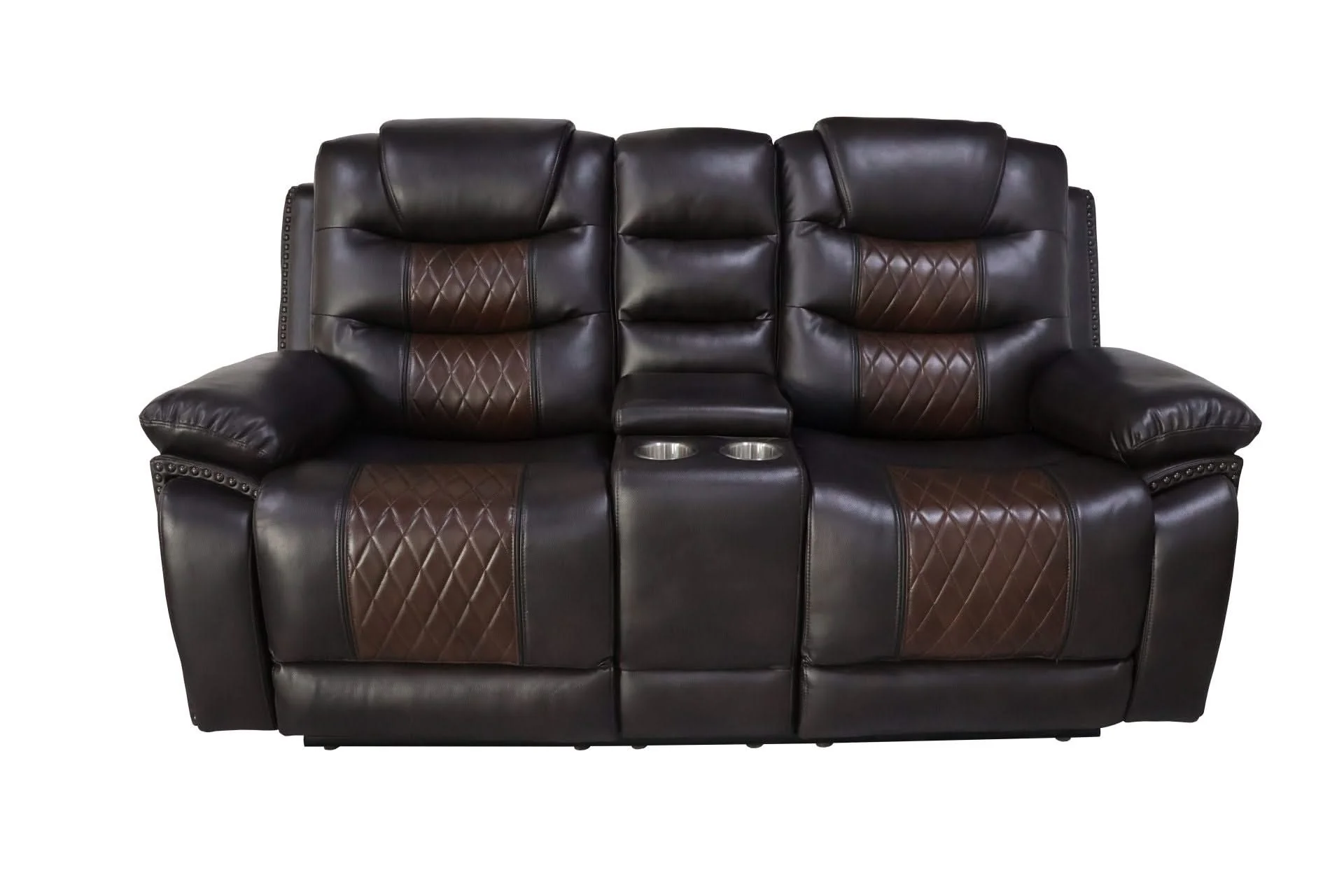 Nikko - Console Loveseat With Dual Recliners - Image 6