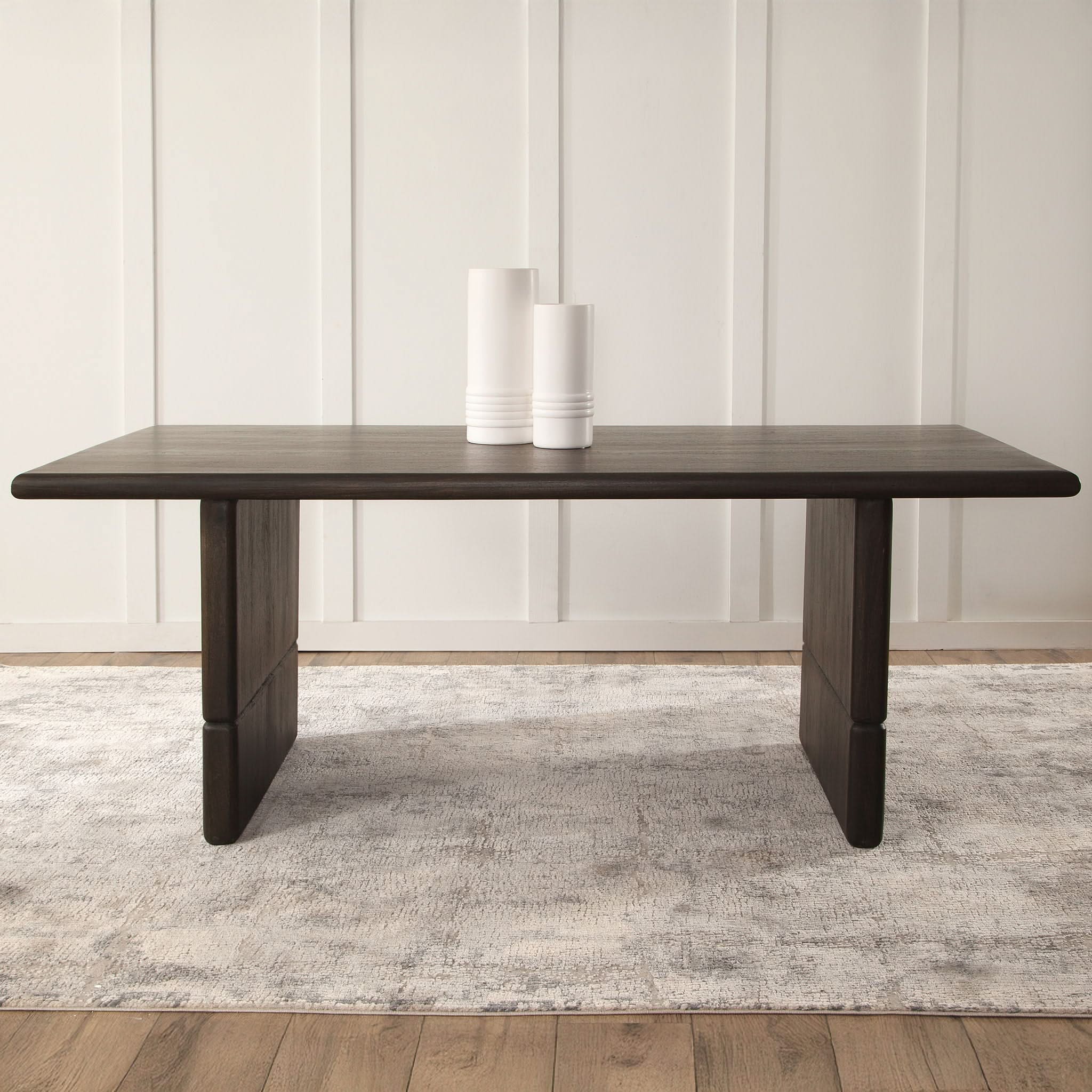 Norvell - Rectangle Dining Table - Brown - Image 2