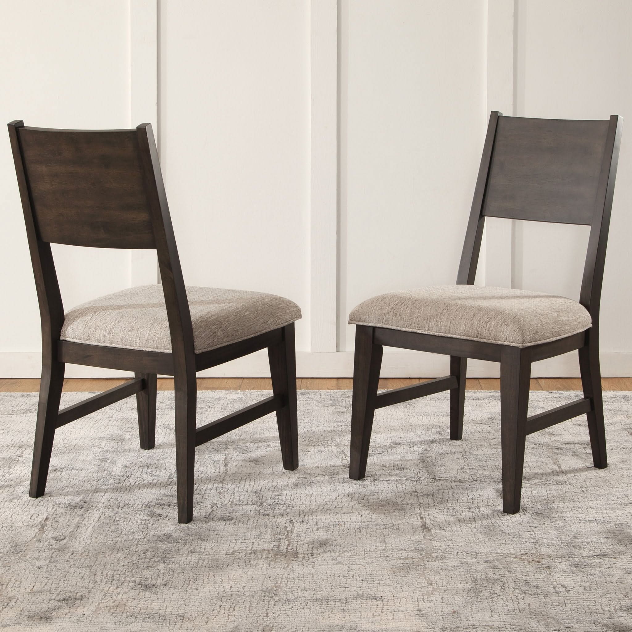 Norvell - Side Chair - Gray / Brown - Image 2