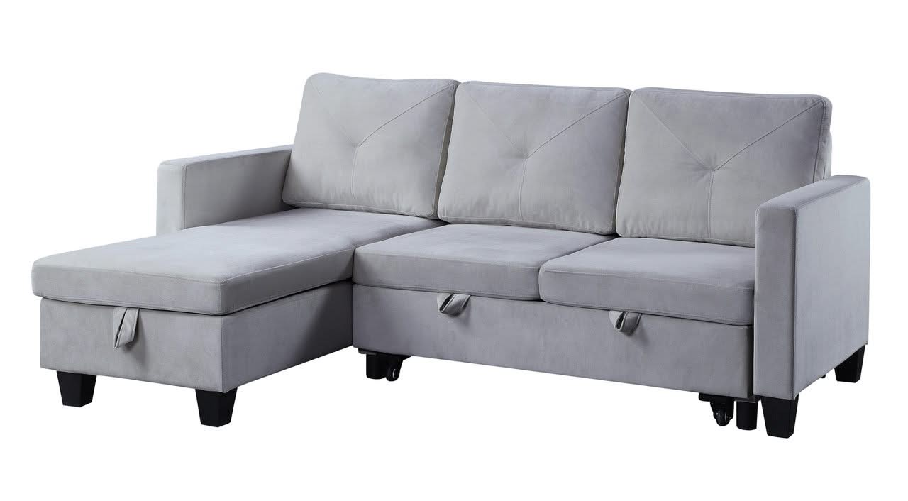 Nova - Reversible Sleeper Sectional Sofa With Storage Chaise - Image 6