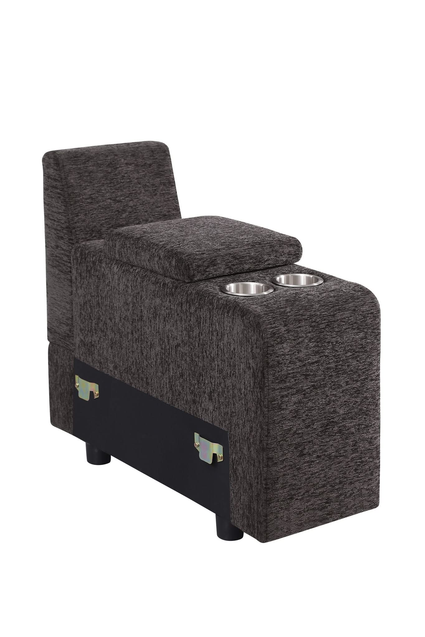Nyeisha - Piece Upholstered Sofa & Chaise - Coffee - Image 4