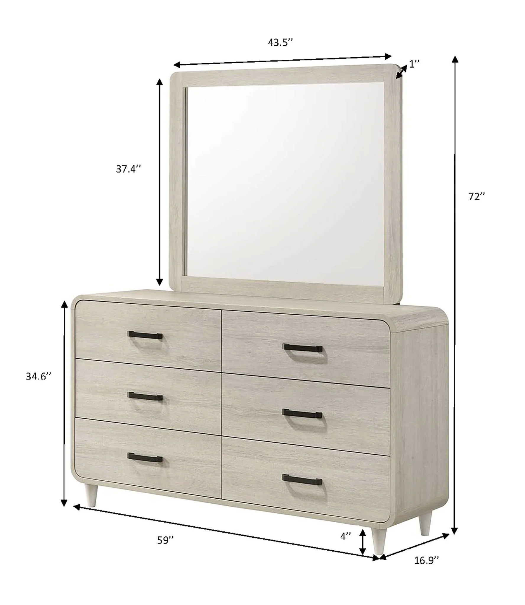 Nyomi - Dresser - White - Image 4