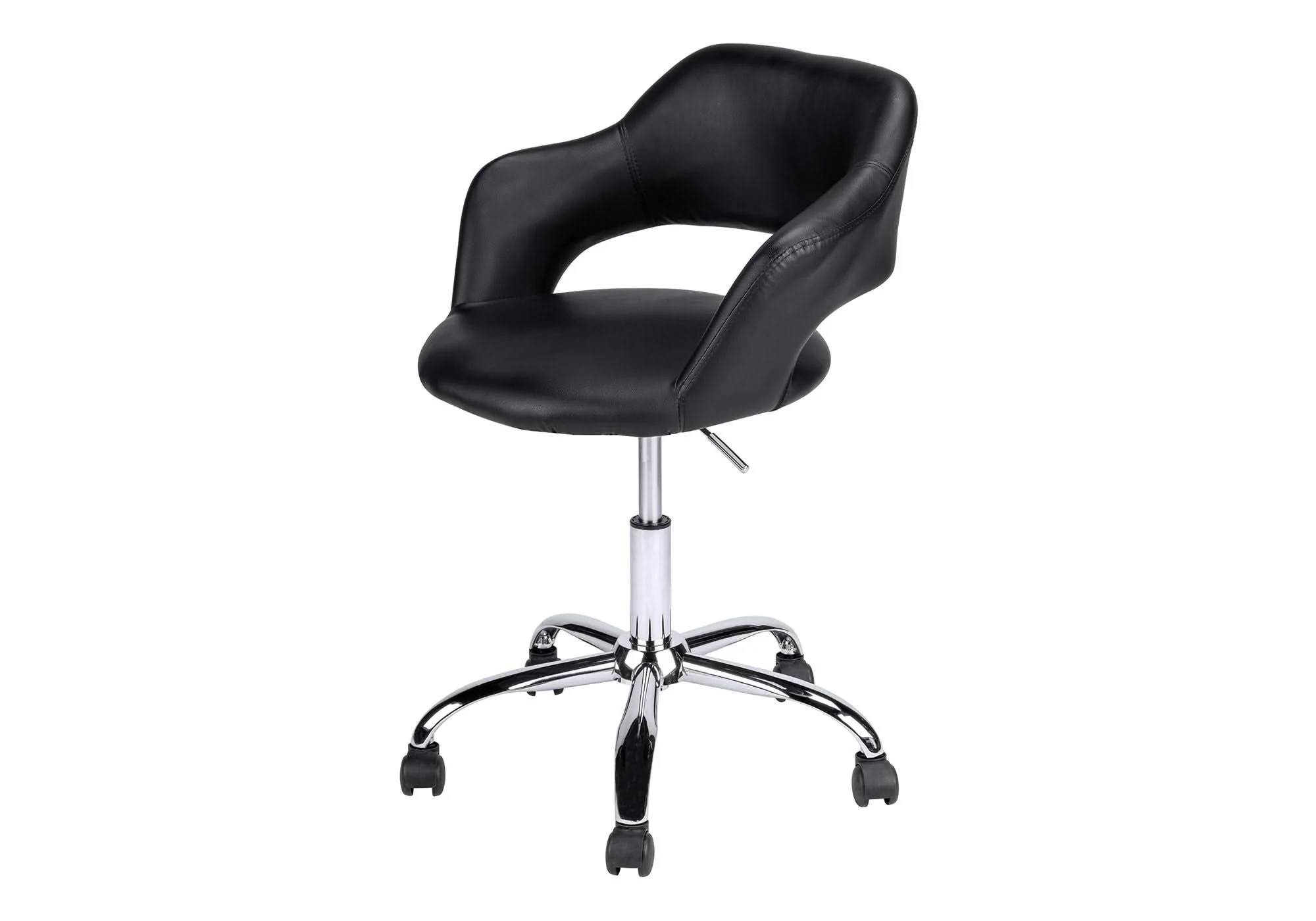 Office Chair, Adjustable Height, Swivel, Ergonomic, Armrests, Contemporary - Image 4