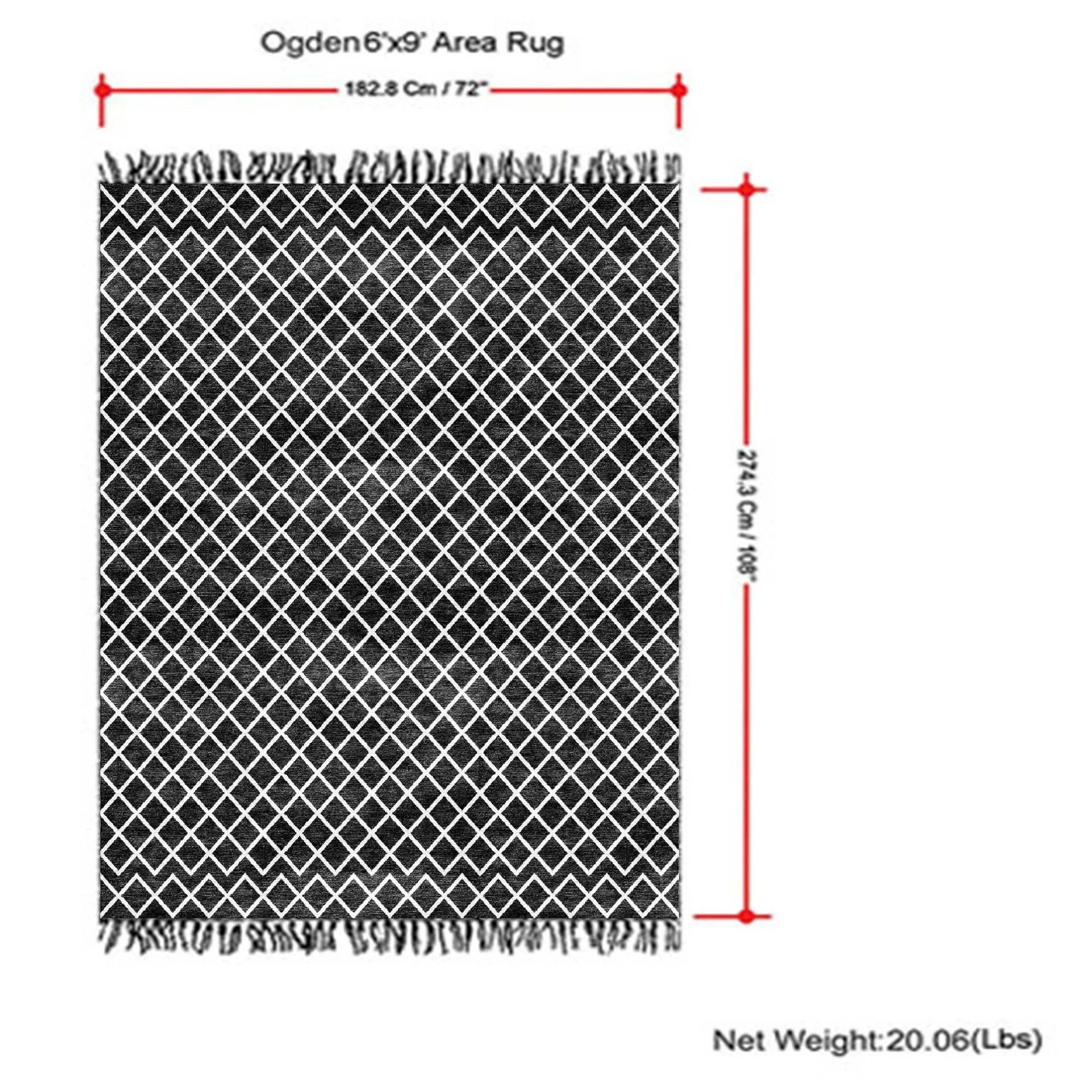 Ogden - 6' X 9' Area Rug - Ivory - Image 2