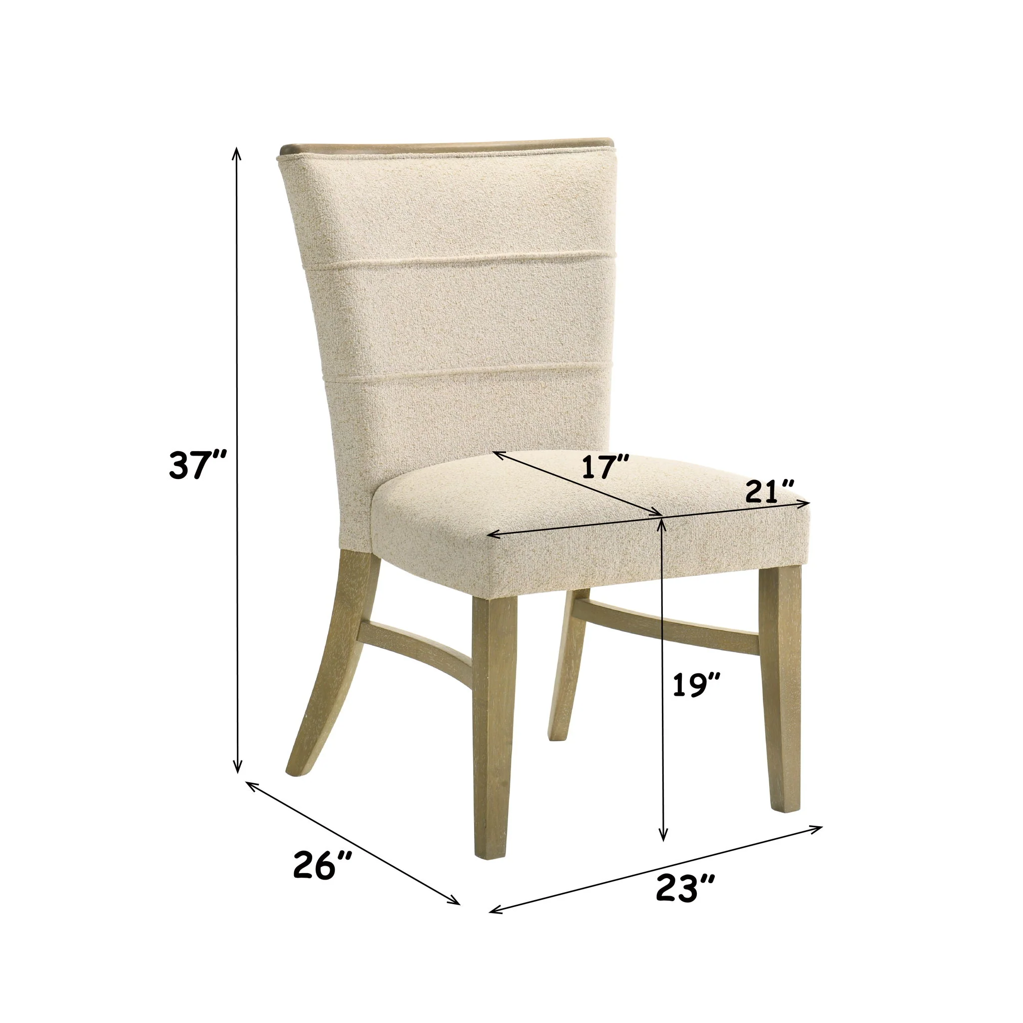 Olinda - Side Chair (Set of 2) - Beige - Image 3