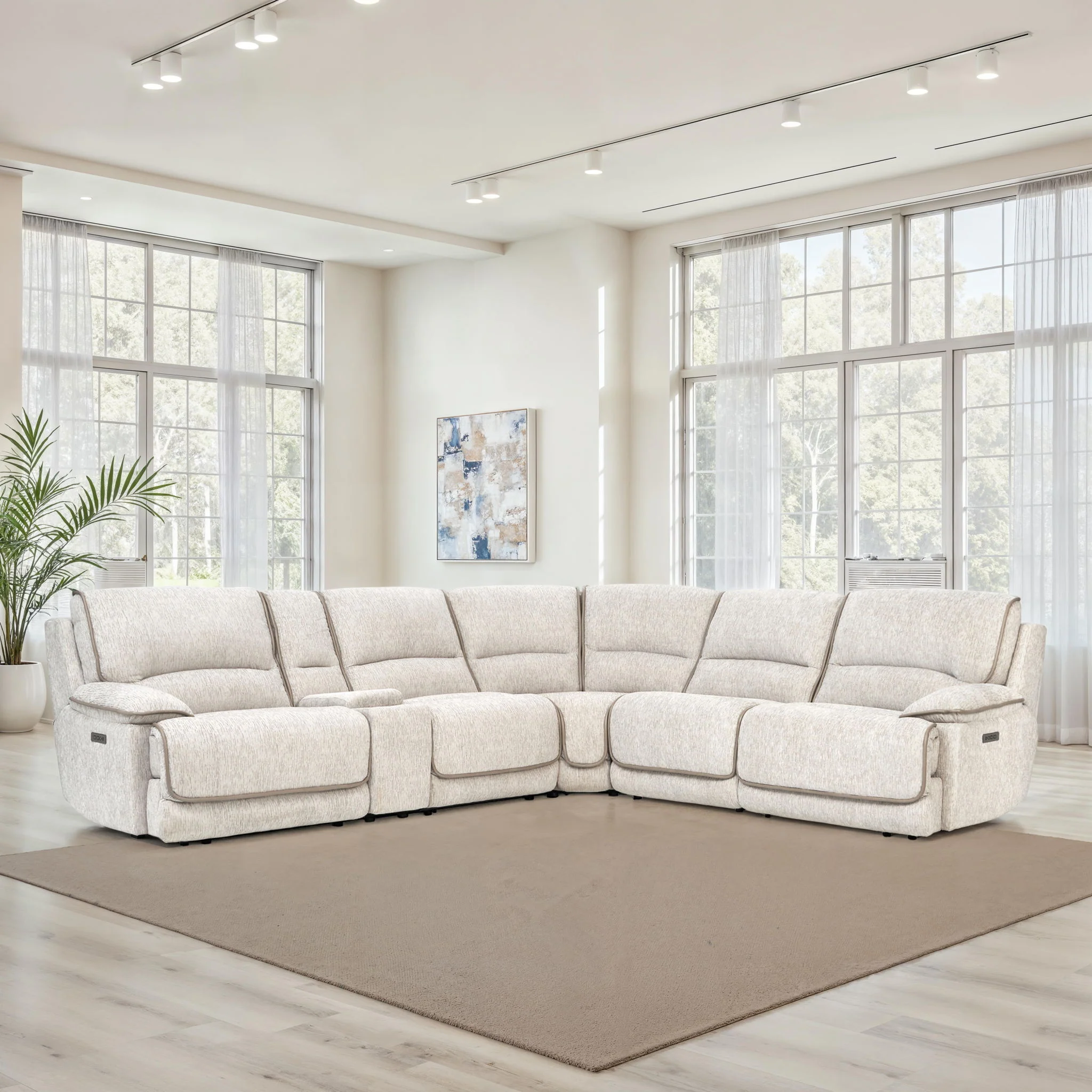 Olsen - 6 Piece Power Sectional - Image 3