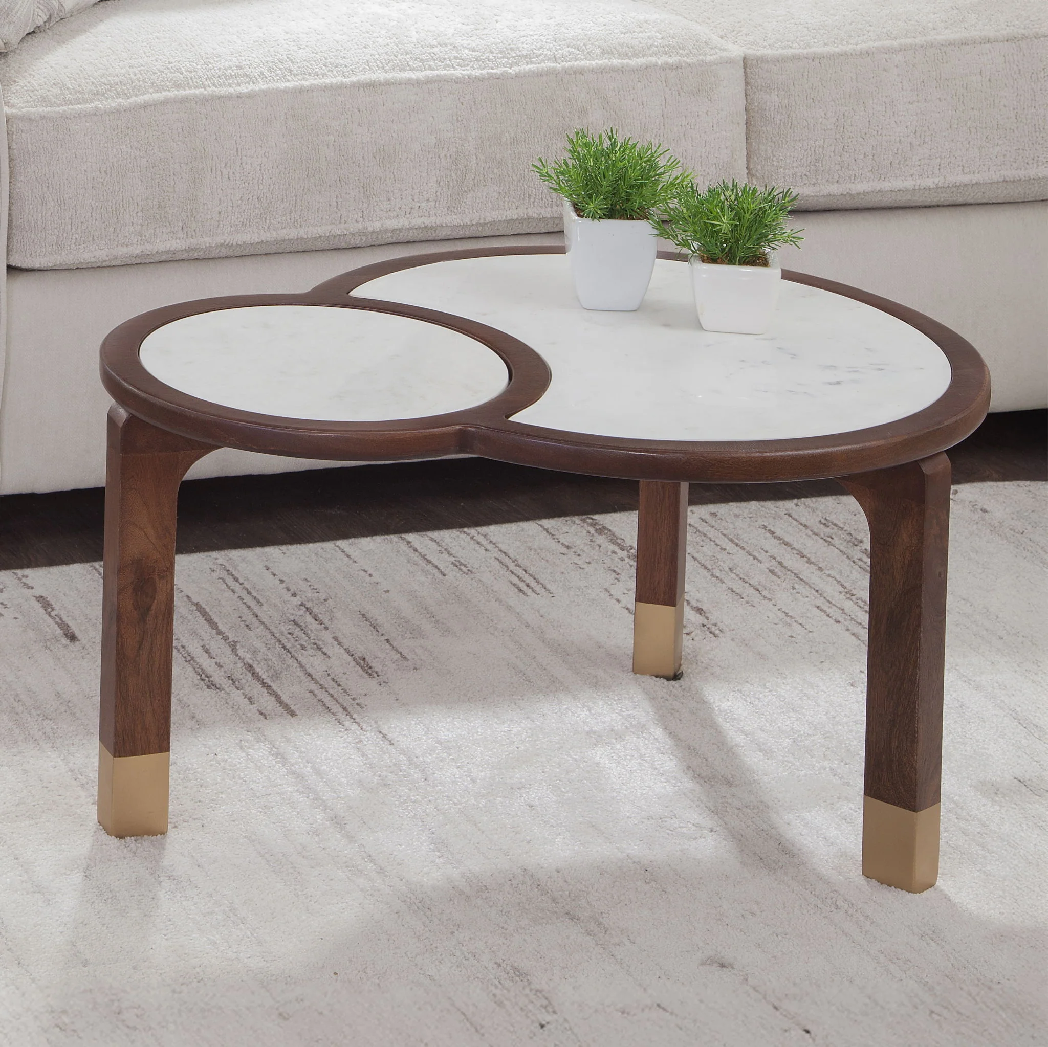 Oormi - Marble Inlay Table - Image 3