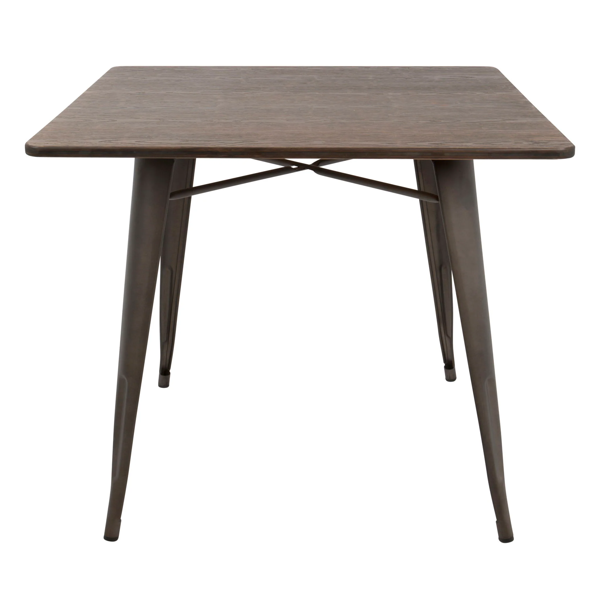 Oregon - Industrial / Farmhouse Dining Table - Espresso - Image 3