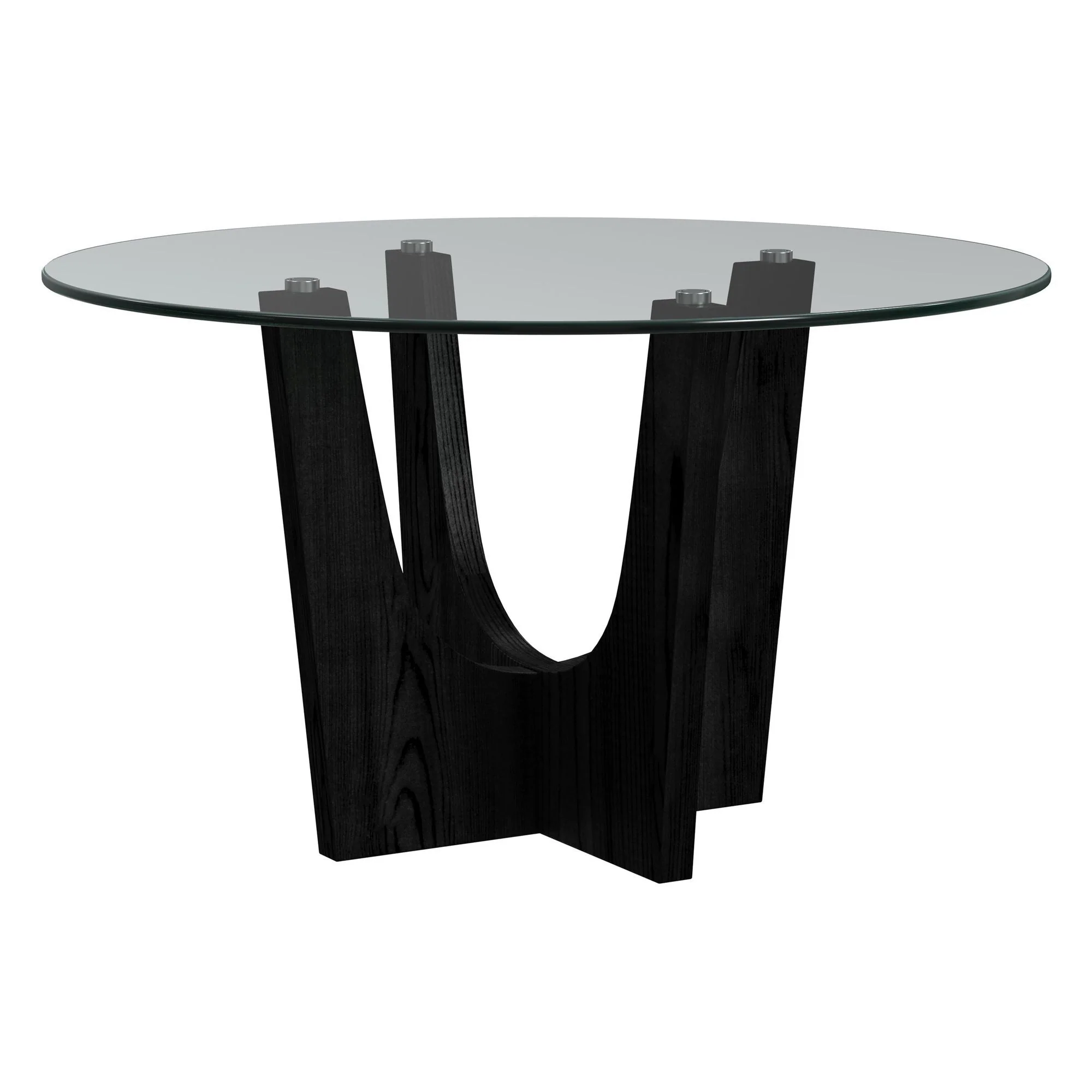 Oregon - Round Table With Glass Top
