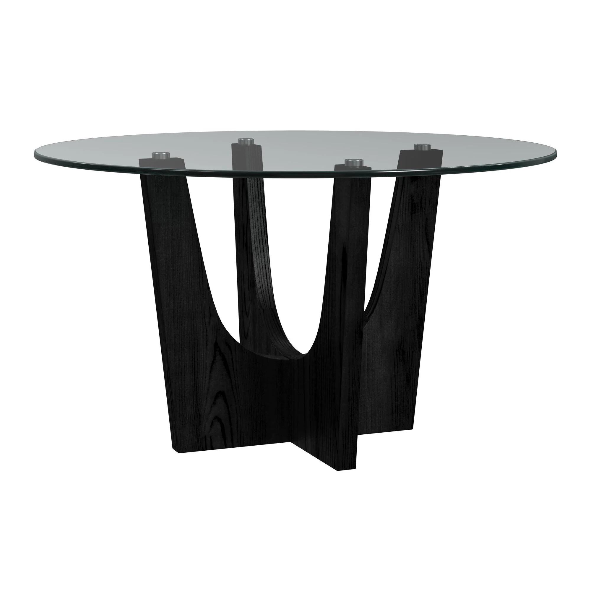 Oregon - Round Table With Glass Top - Image 2