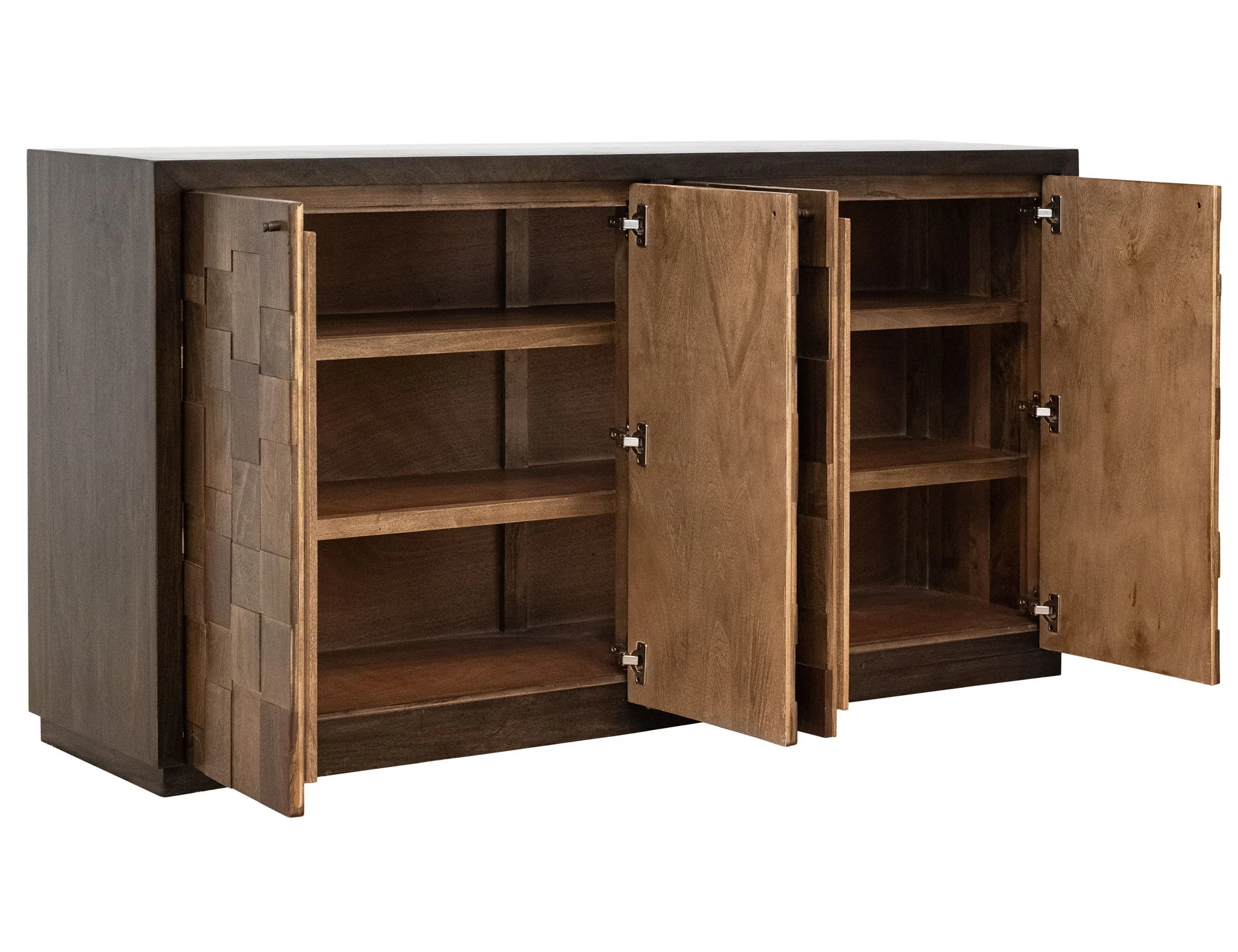 Origin - 4 Door Console - Brown - Image 4