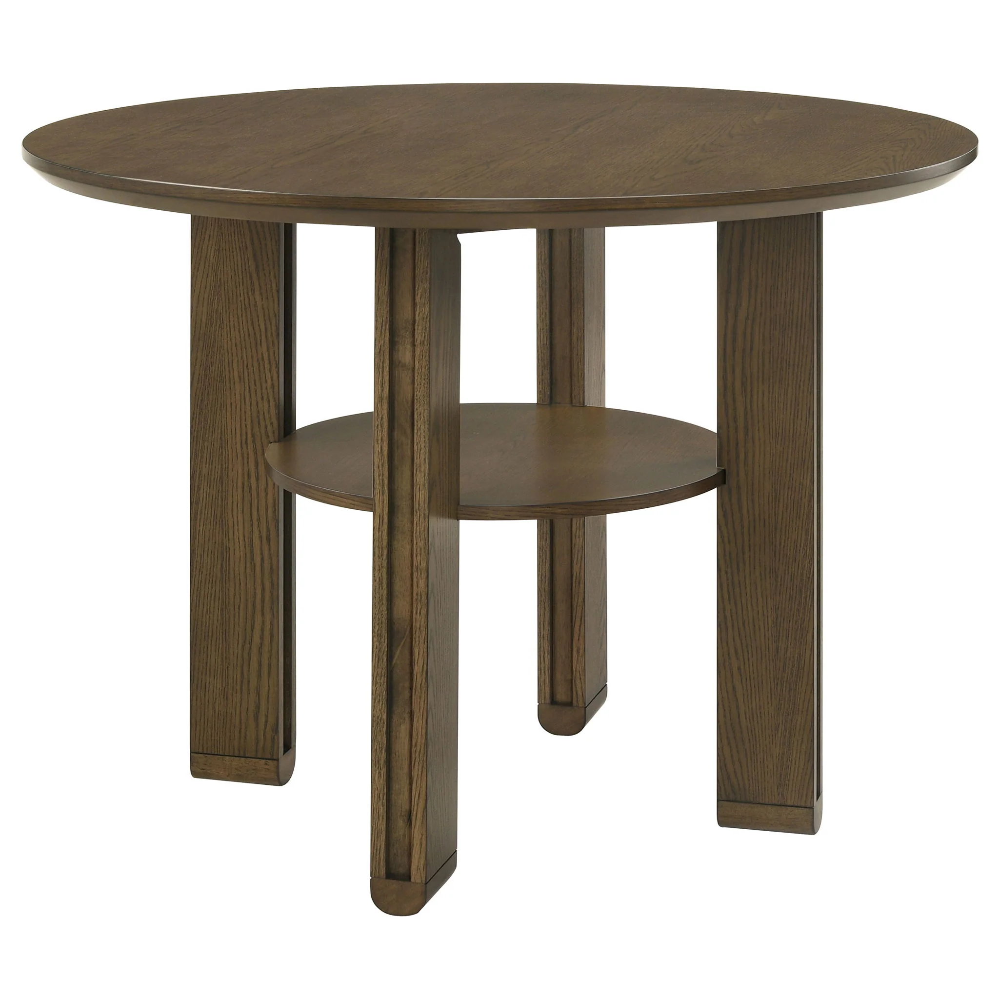 Ottowa 5-piece Round Counter Height Dining Room Set Brown - Image 2
