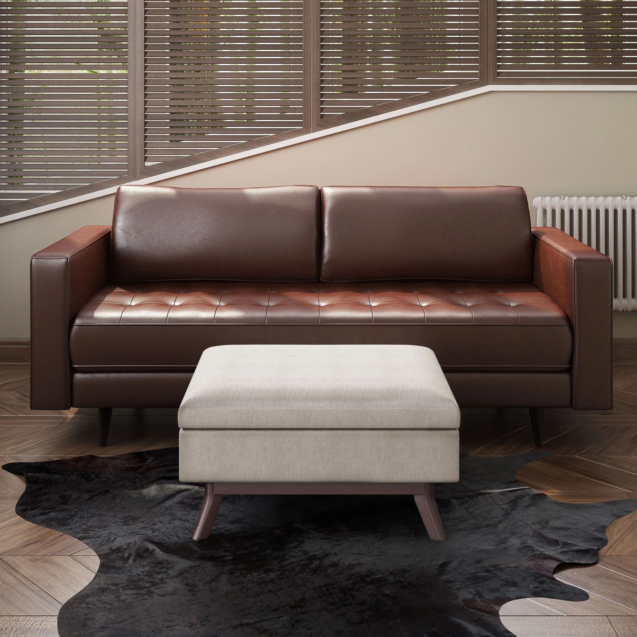 Owen - Upholstered Rectangular Storage Ottoman - Image 22