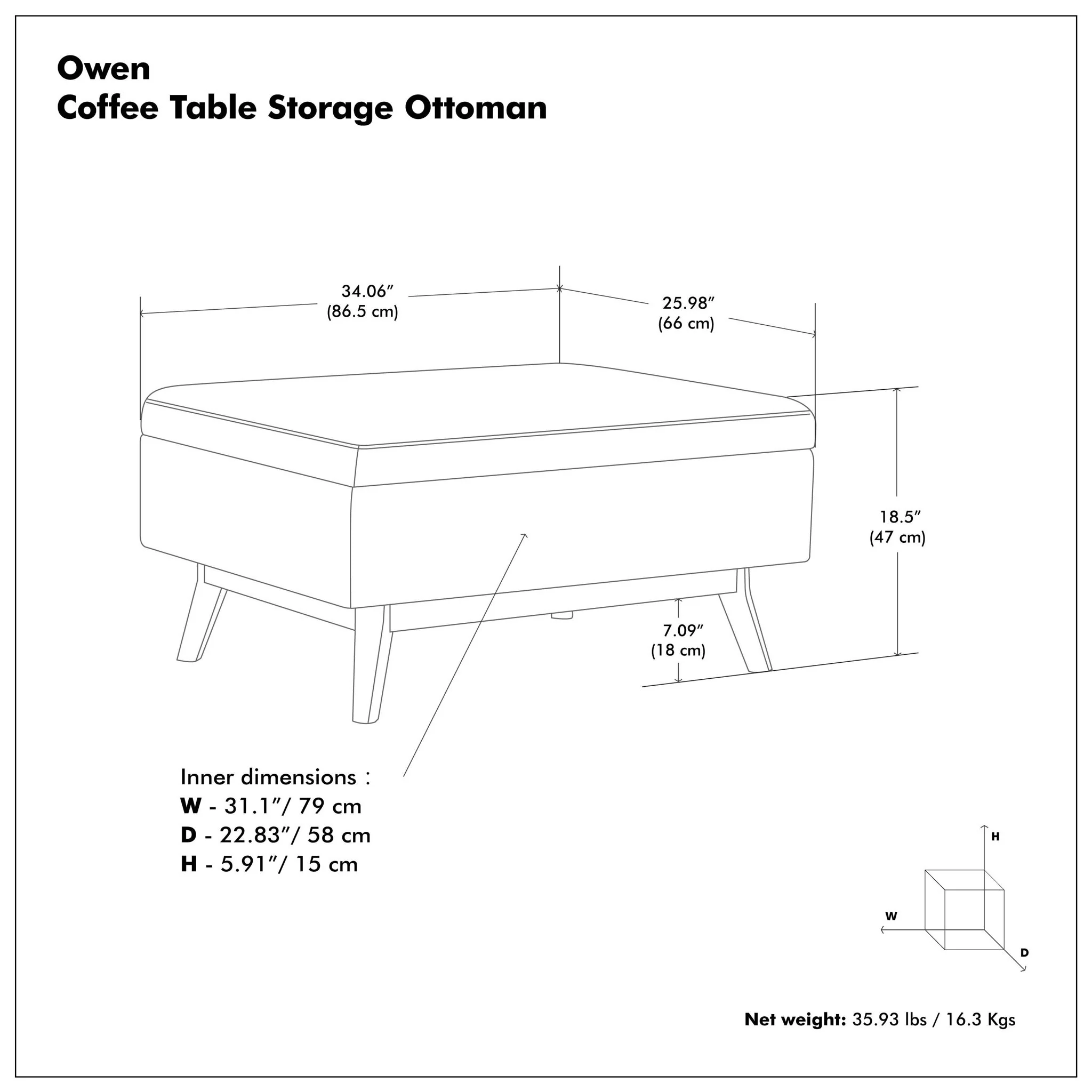 Owen - Upholstered Rectangular Storage Ottoman - Image 61