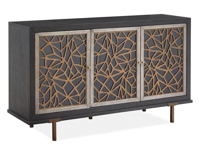 Paladium Black and Gold Server with Fractal Pattern Design - Image 2