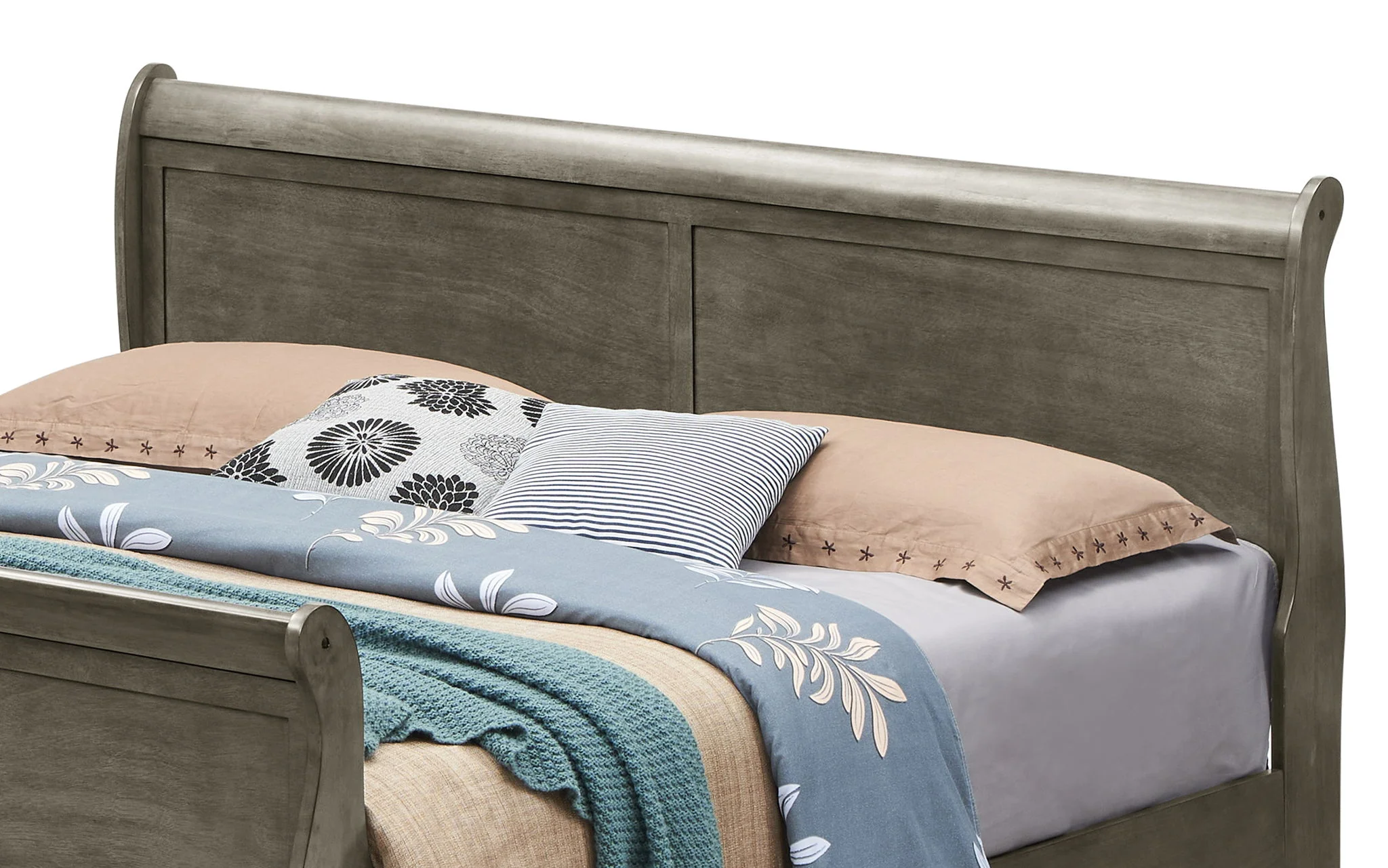 Panel Sleigh Bed - Image 24