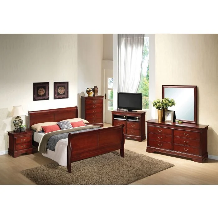 Panel Sleigh Bed - Image 41
