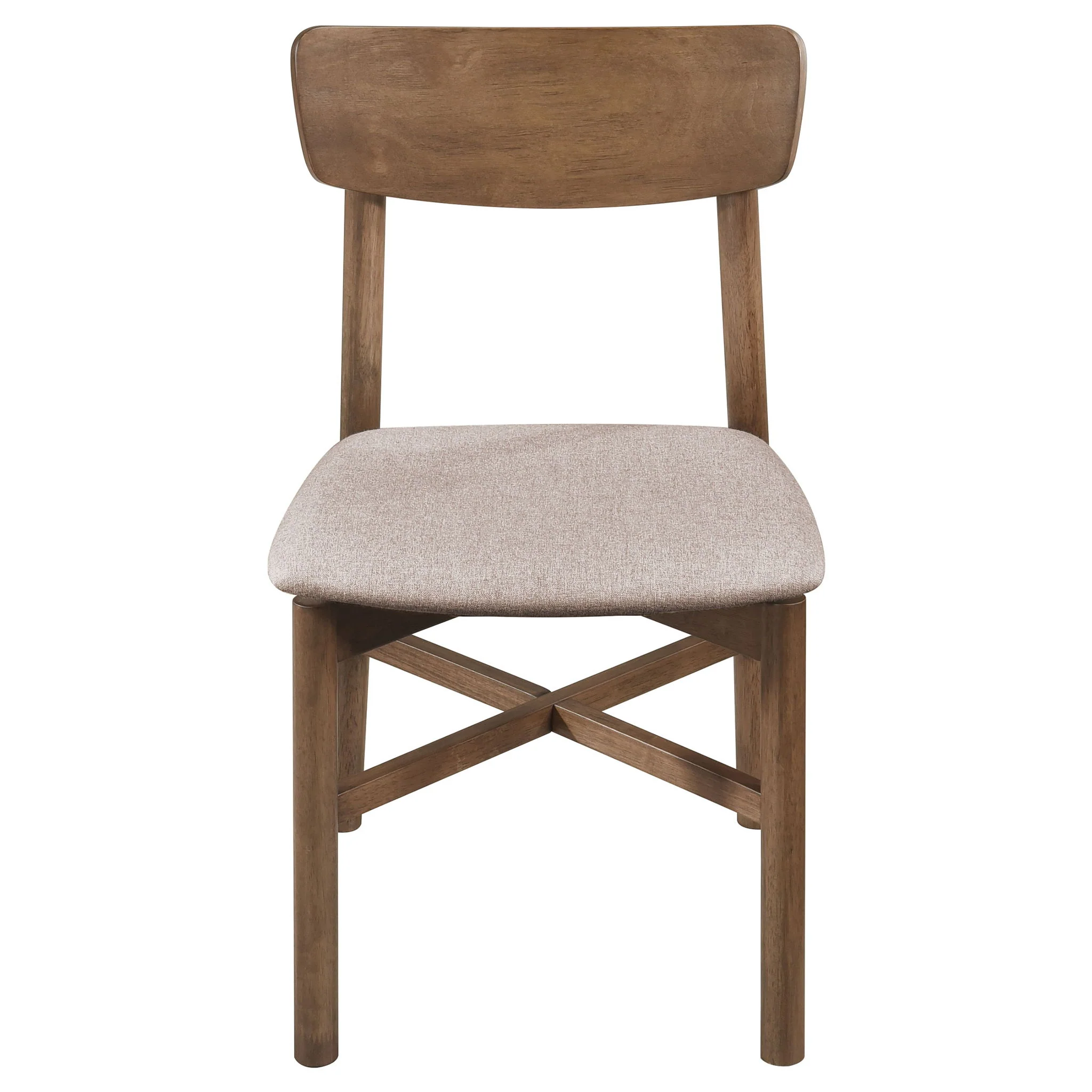 Parkridge Dining Side Chair Natural Walnut (Set of 2) - Image 2