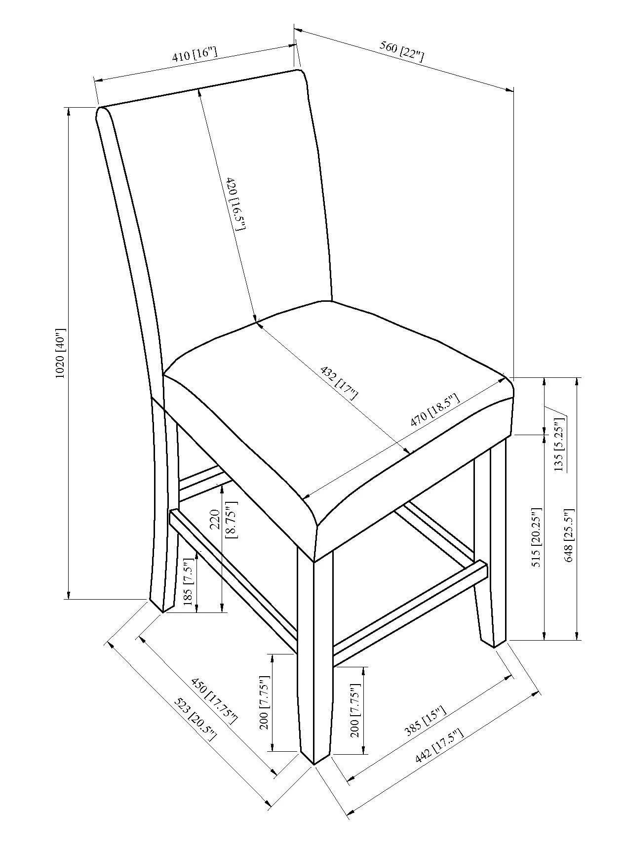 Parkside - Counter Height Chair (Set of 2) - Dove - Image 4