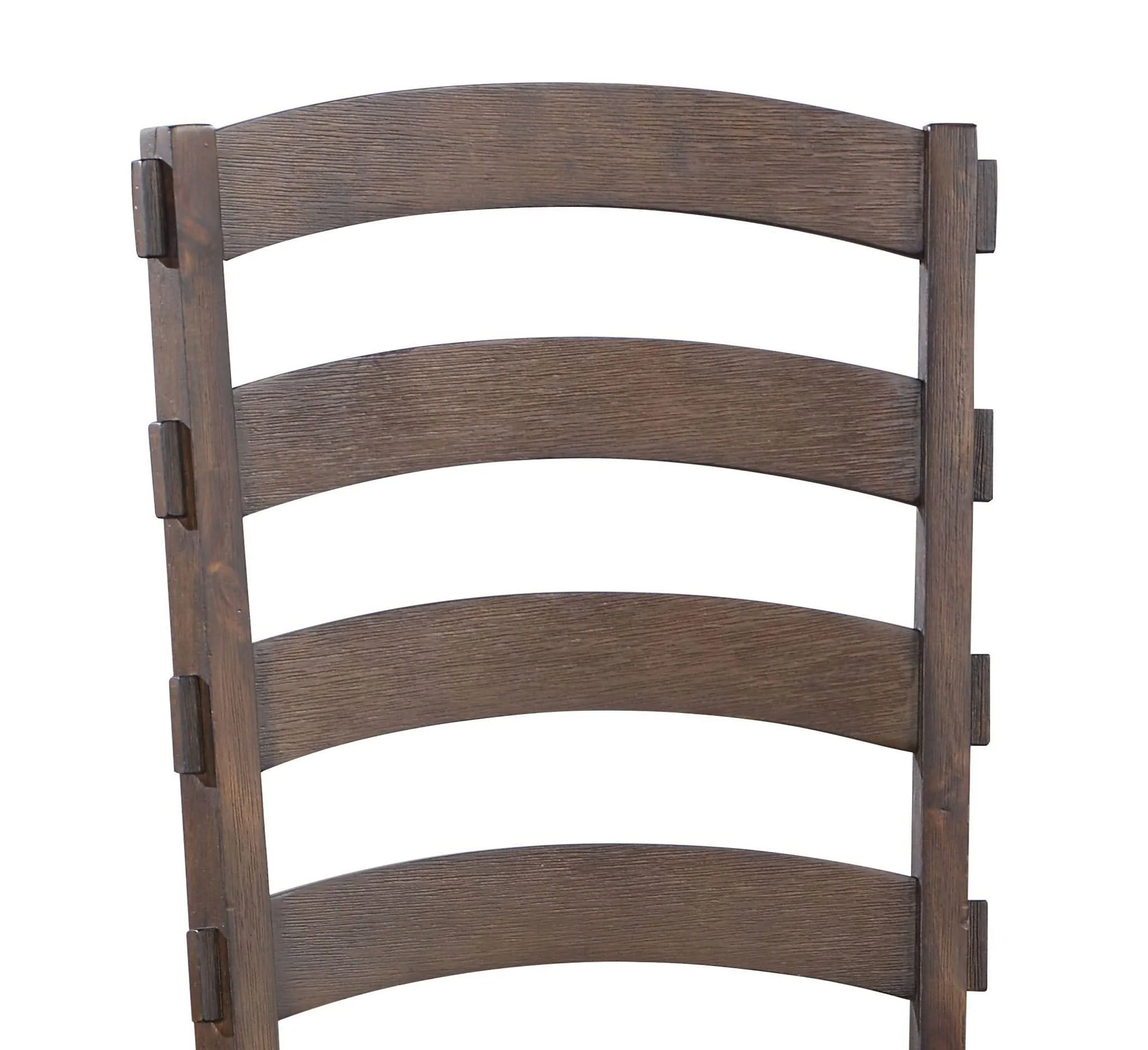 Pascaline - Rustic Side Chair (Set of 2) - Gray / Brown - Image 4