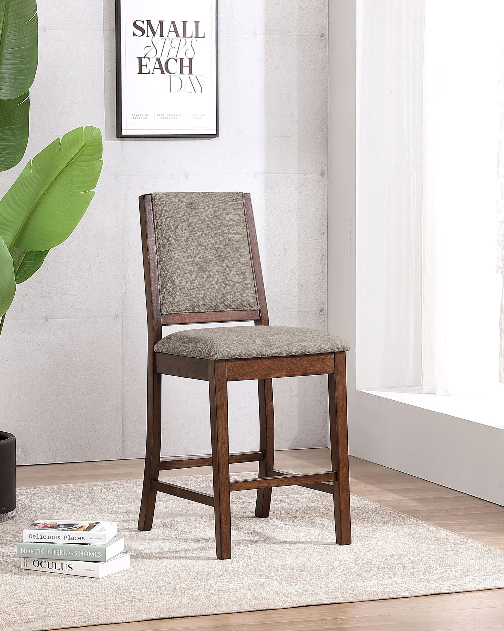 Patterson Upholstered Counter Chair Mango Oak (Set of 2) - Image 4