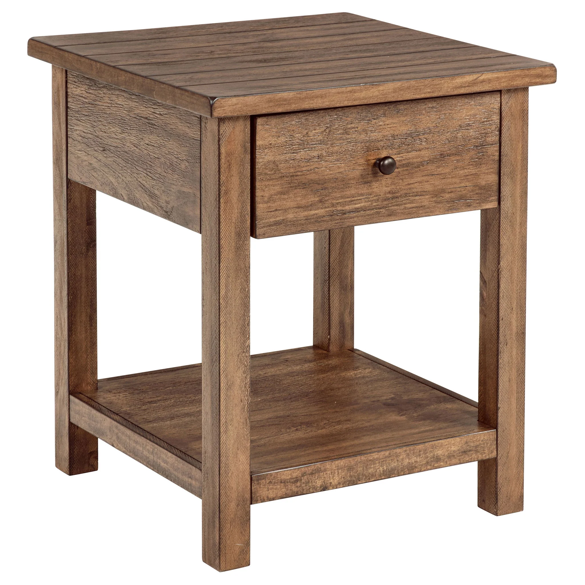Payne 2-piece Coffee and 1-drawer End Table Set Brown - Image 2