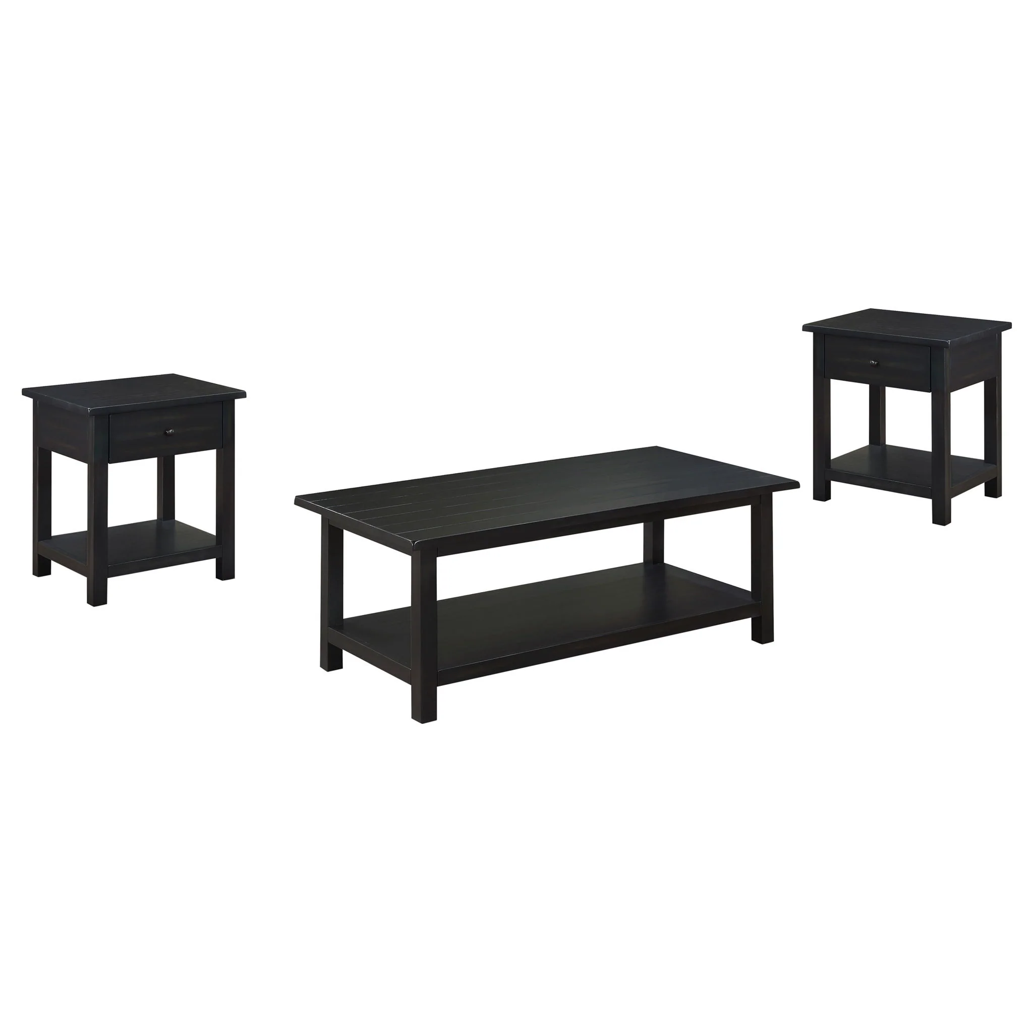 Payne 3-piece Coffee and 1-drawer End Table Set Java - Image 2