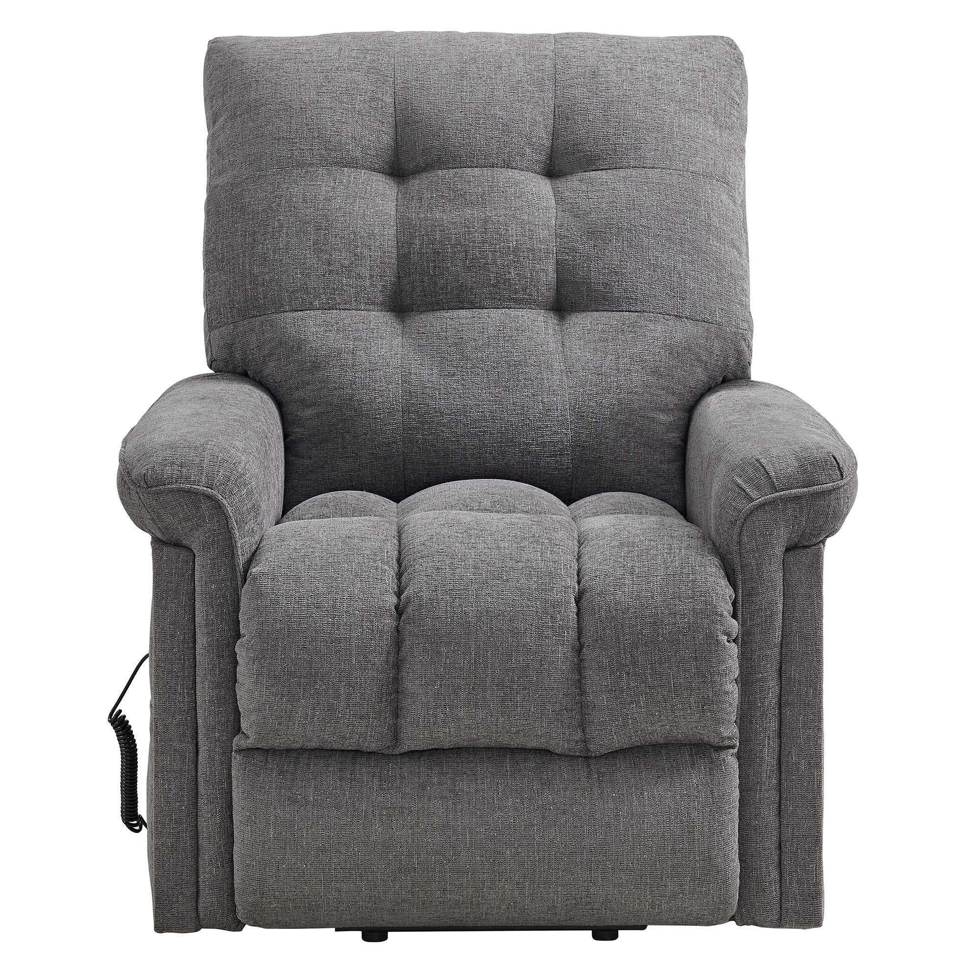 Pecos - Power Motion Lift Chair - 15337-2 Ribbit Charcoal - Image 4